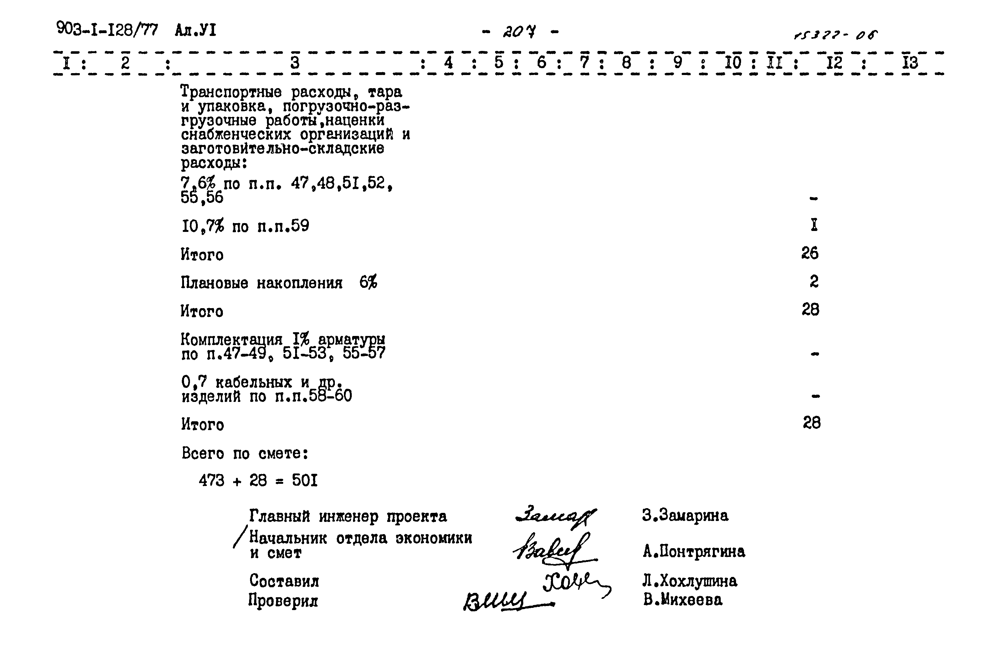 Типовой проект 903-1-128/77