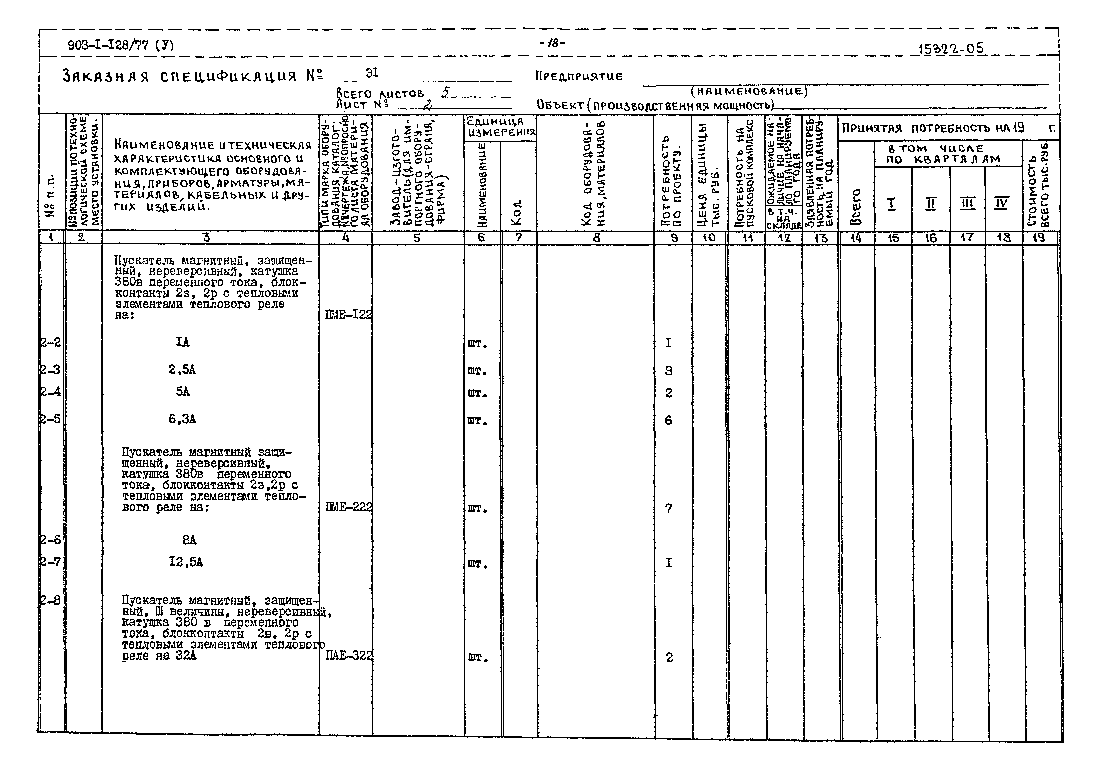 Типовой проект 903-1-128/77