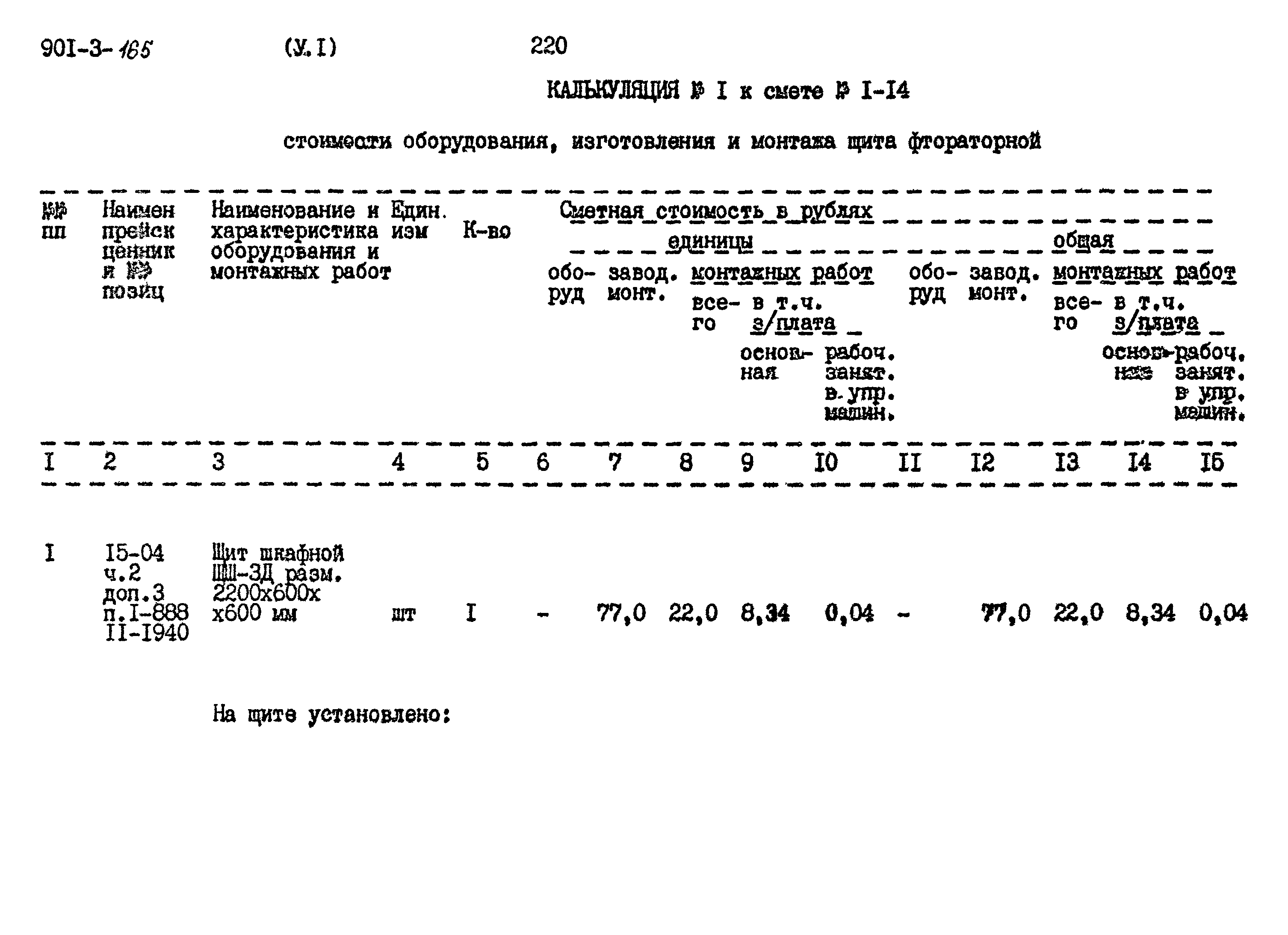 Типовой проект 901-3-165