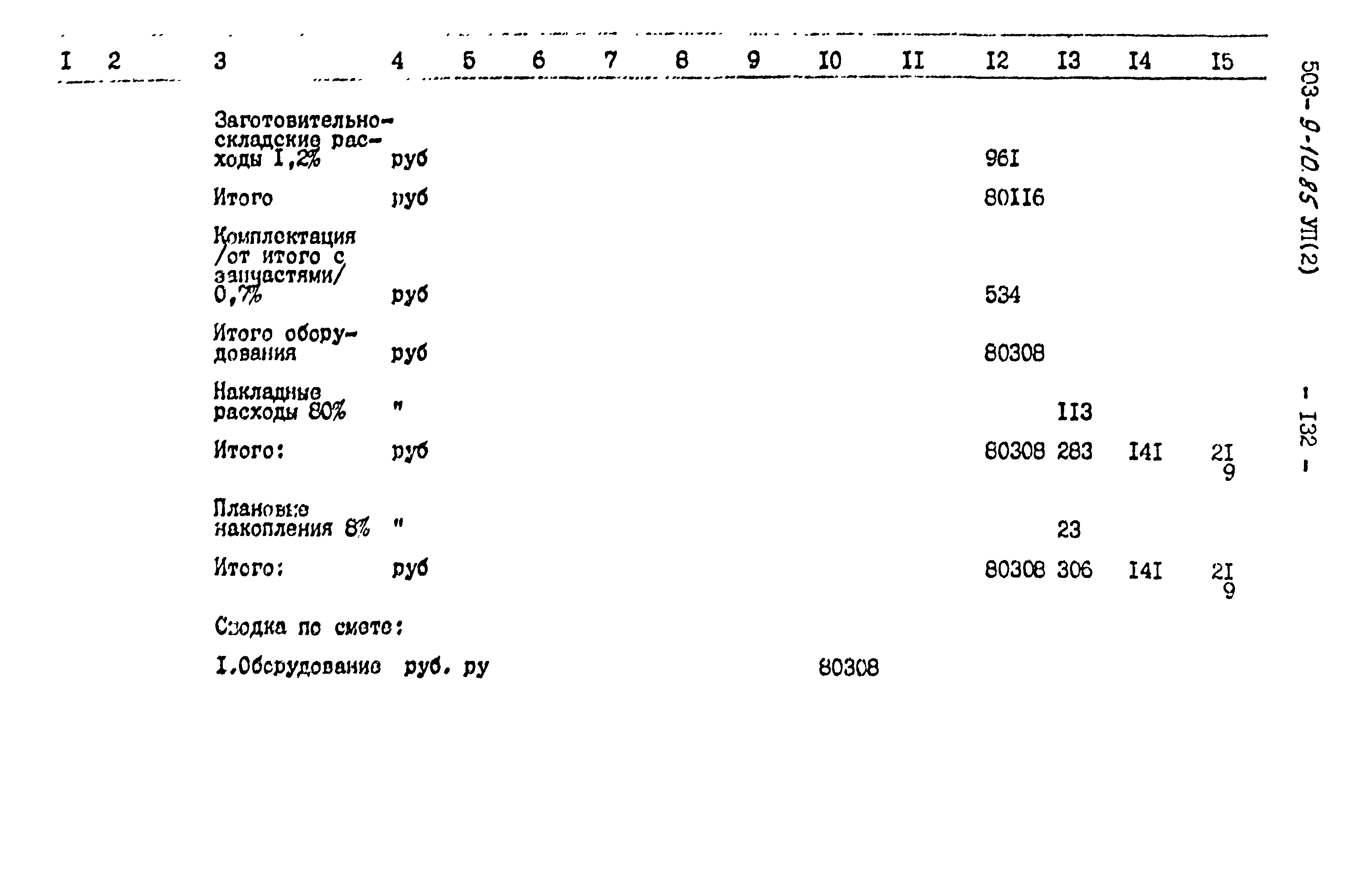 Типовой проект 503-9-10.85