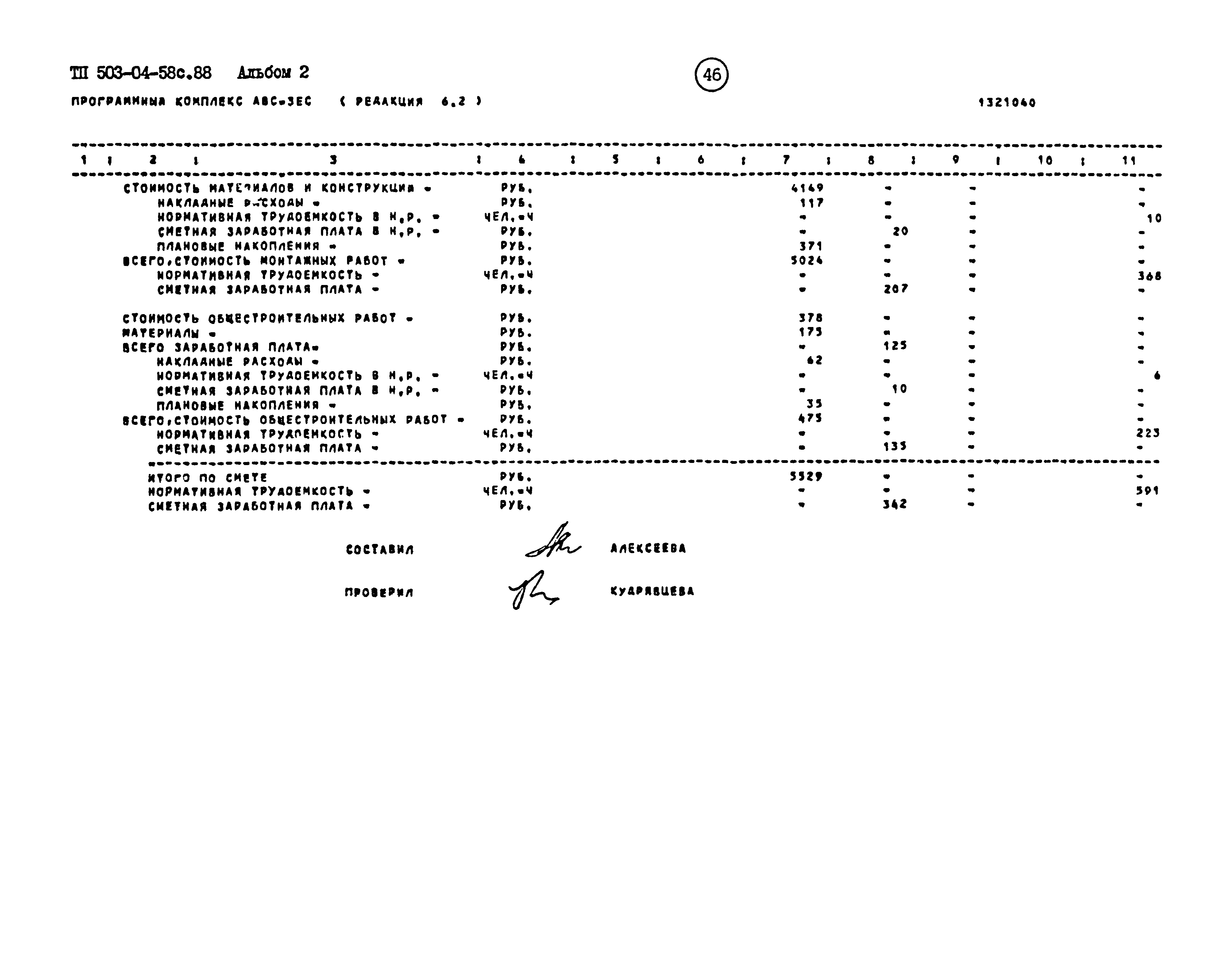 Типовой проект 503-04-58с.88