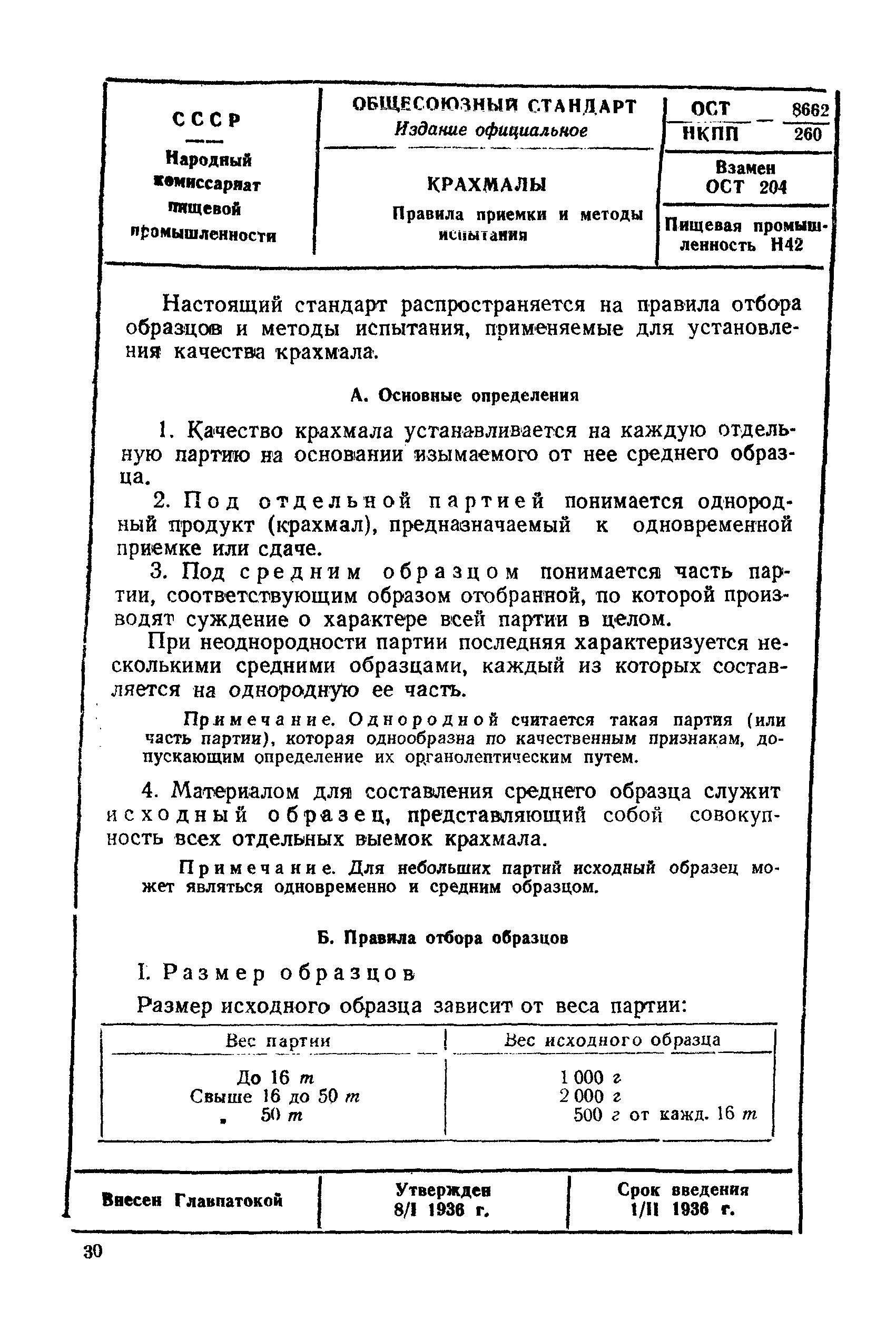 ОСТ НКПП 8662/260