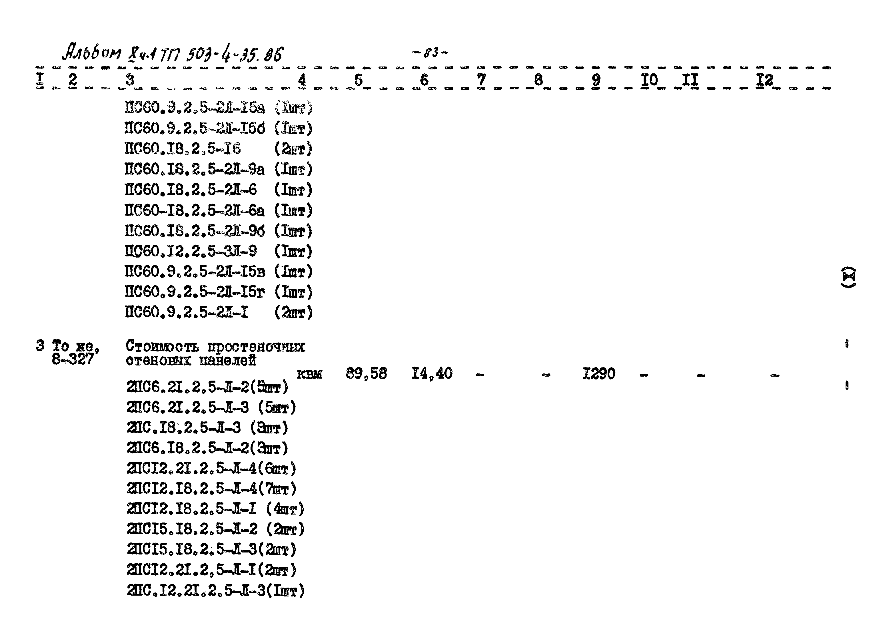 Типовой проект 503-4-35.86