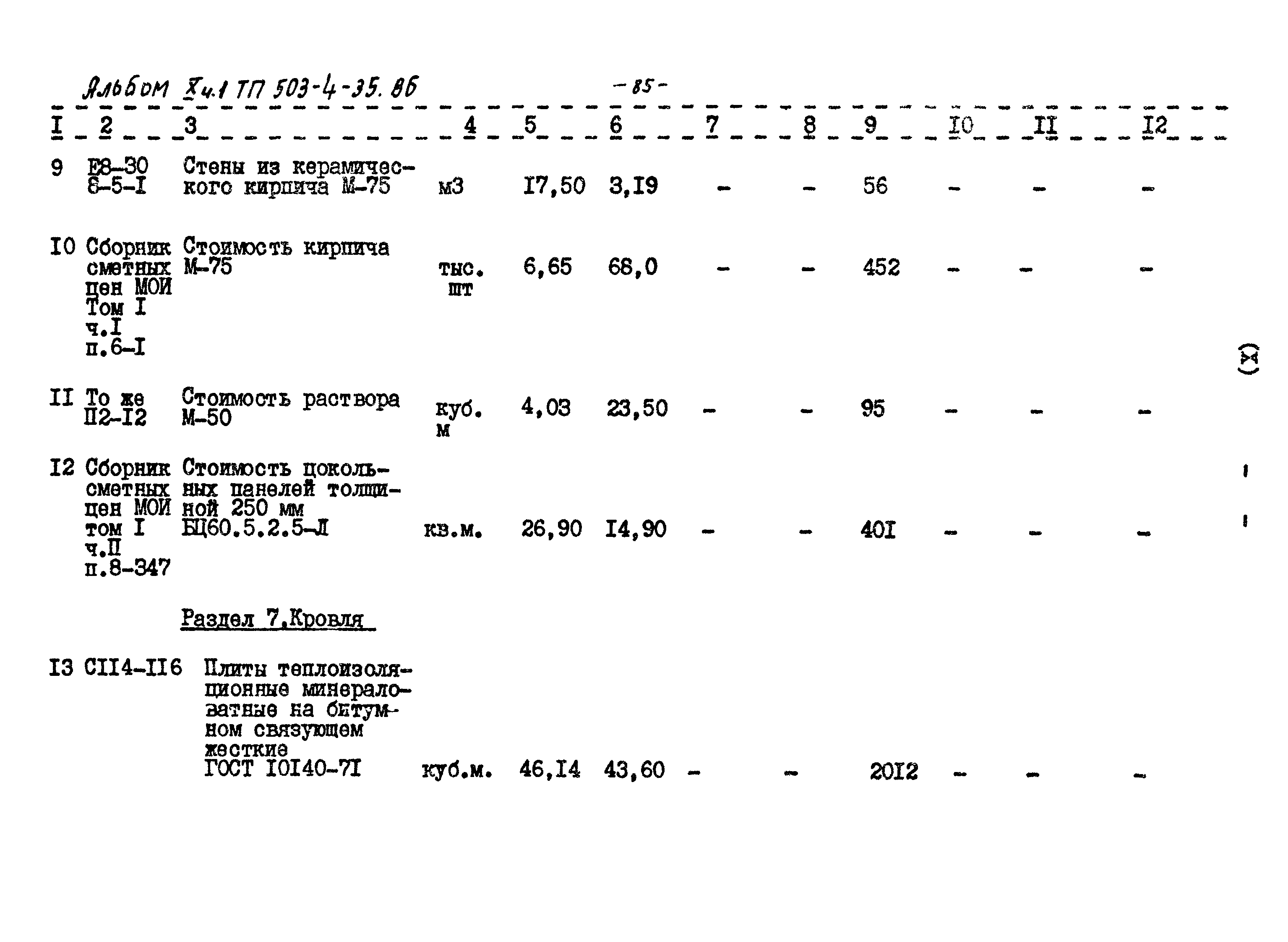 Типовой проект 503-4-35.86