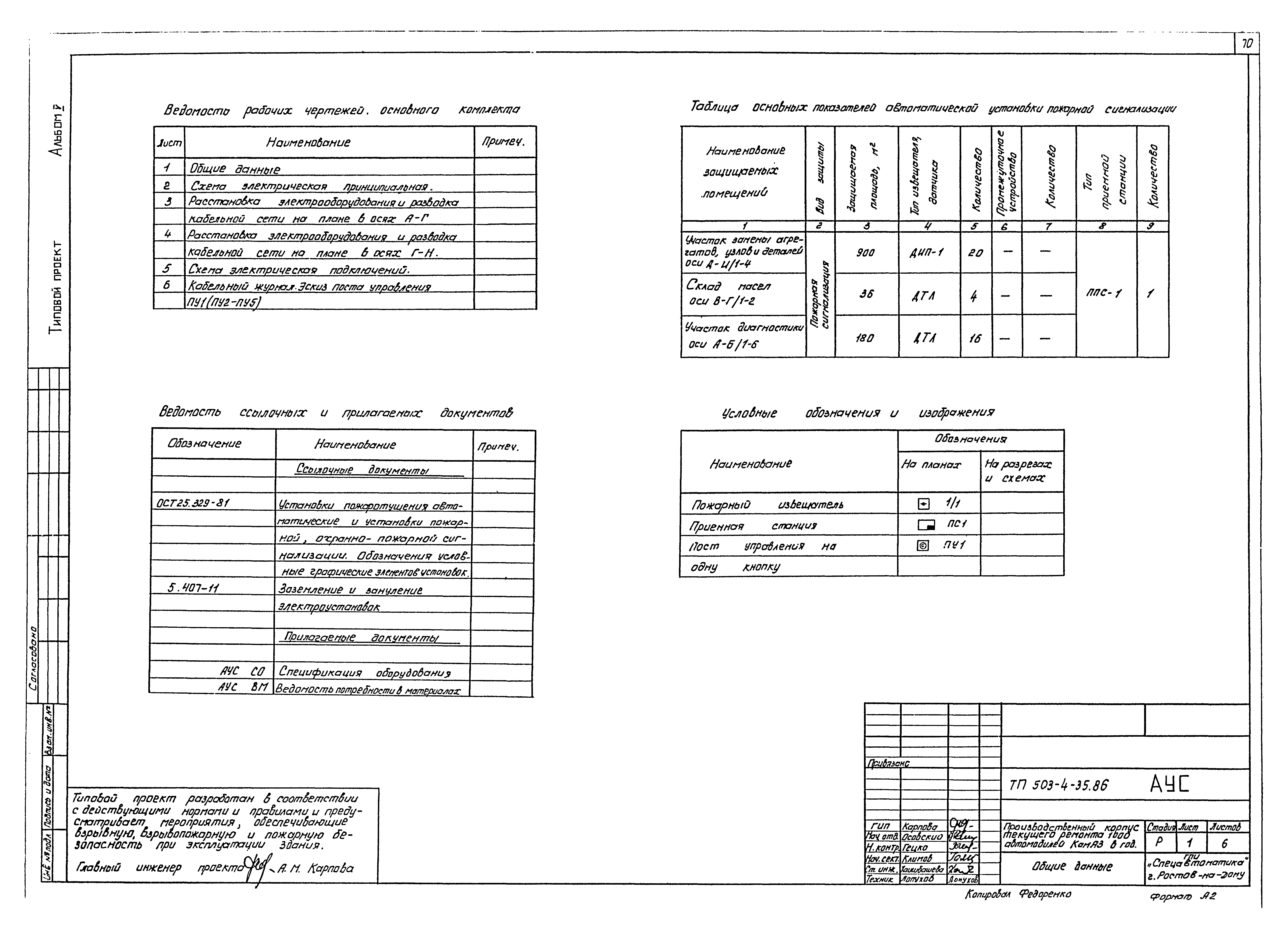 Типовой проект 503-4-35.86