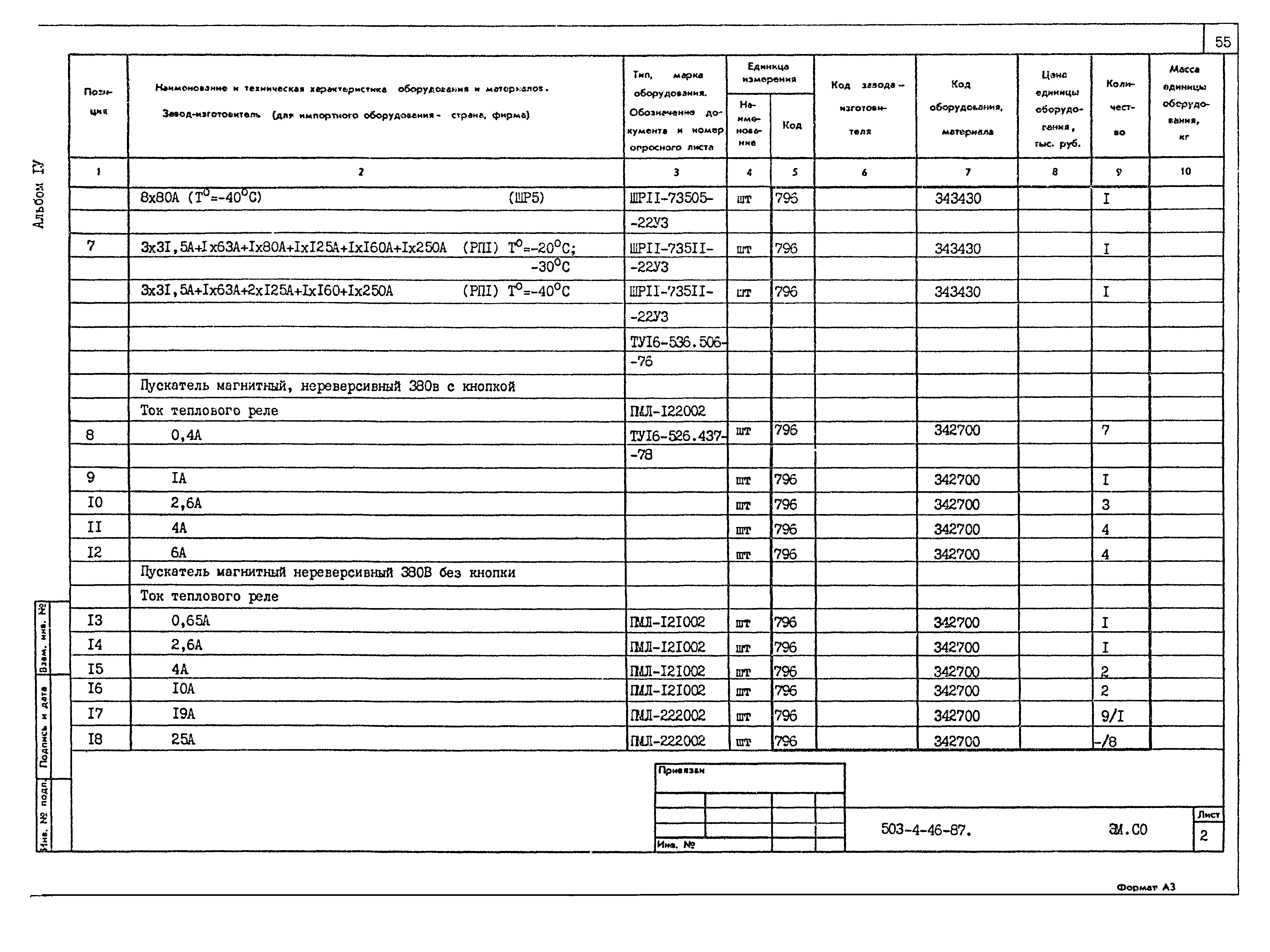 Типовой проект 503-4-46.87