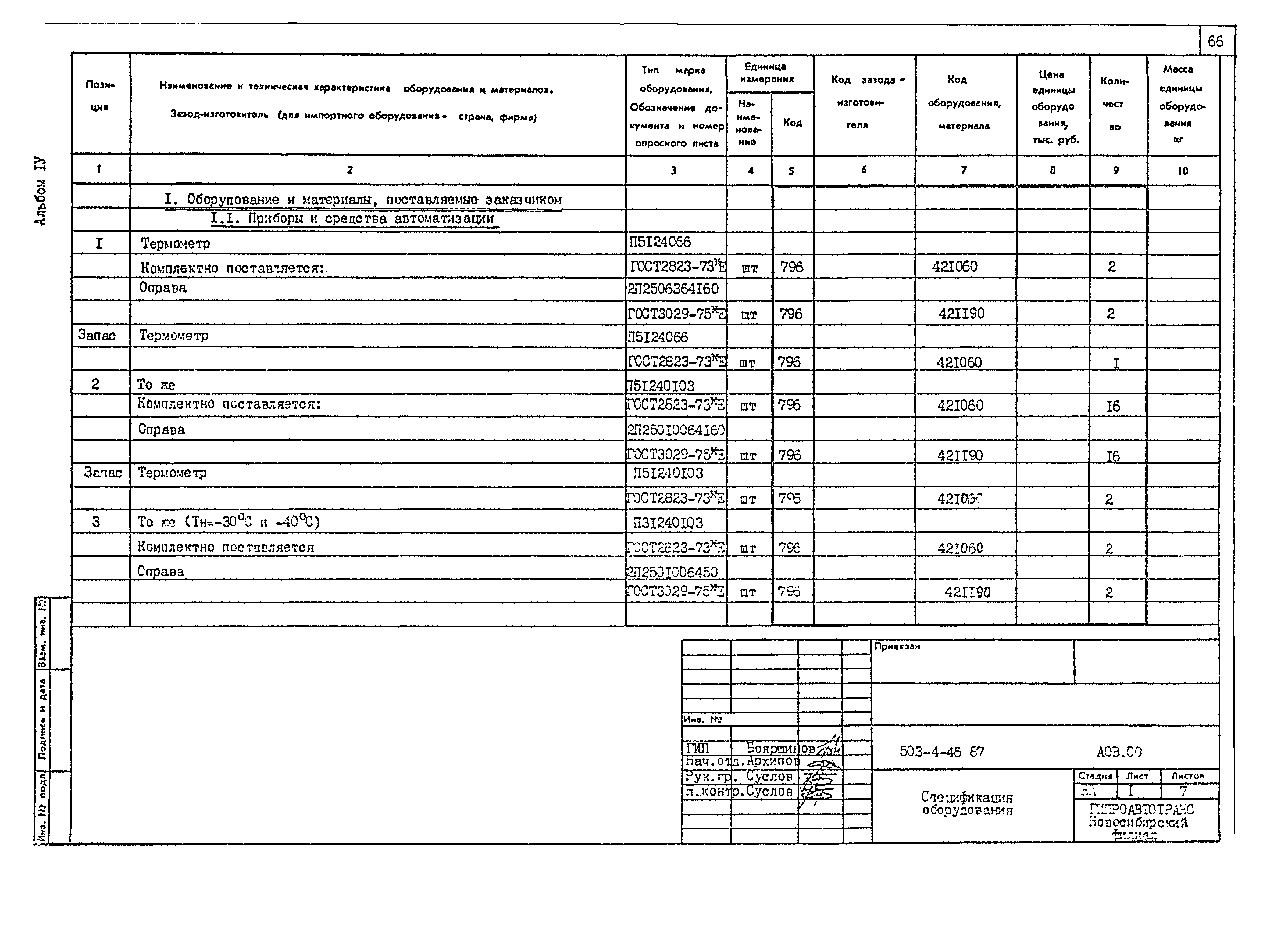 Типовой проект 503-4-46.87