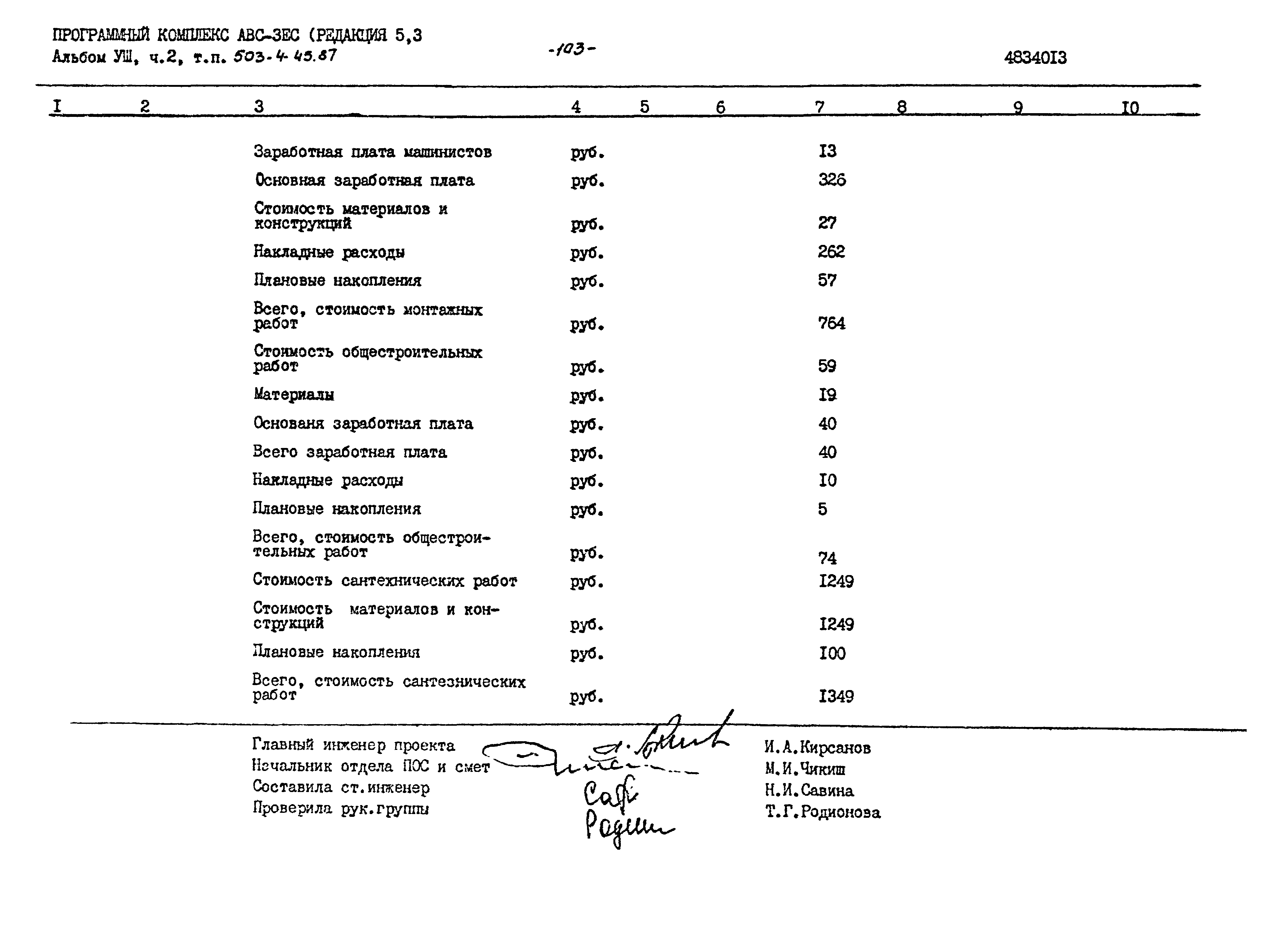 Типовой проект 503-4-45.87