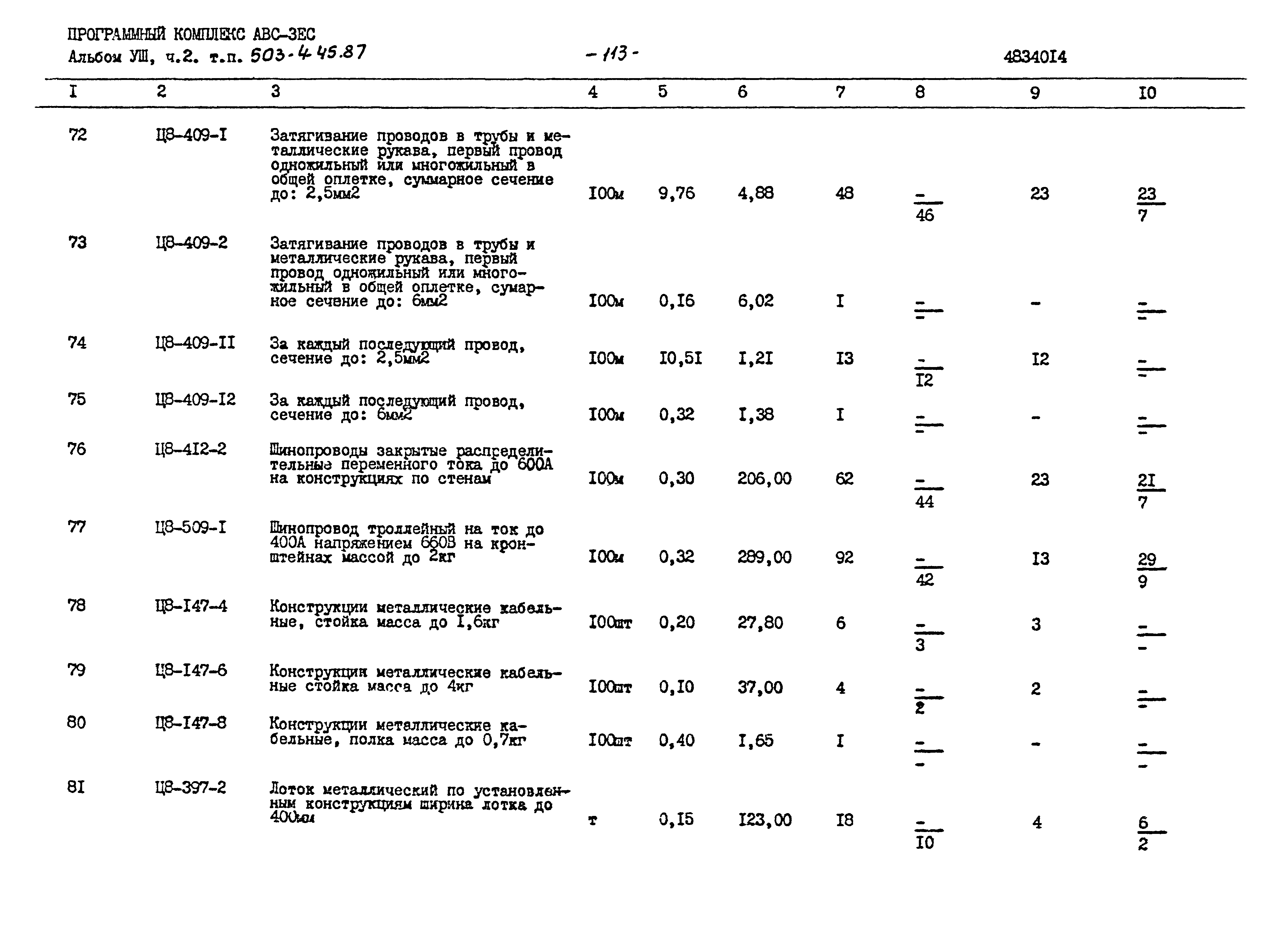 Типовой проект 503-4-45.87