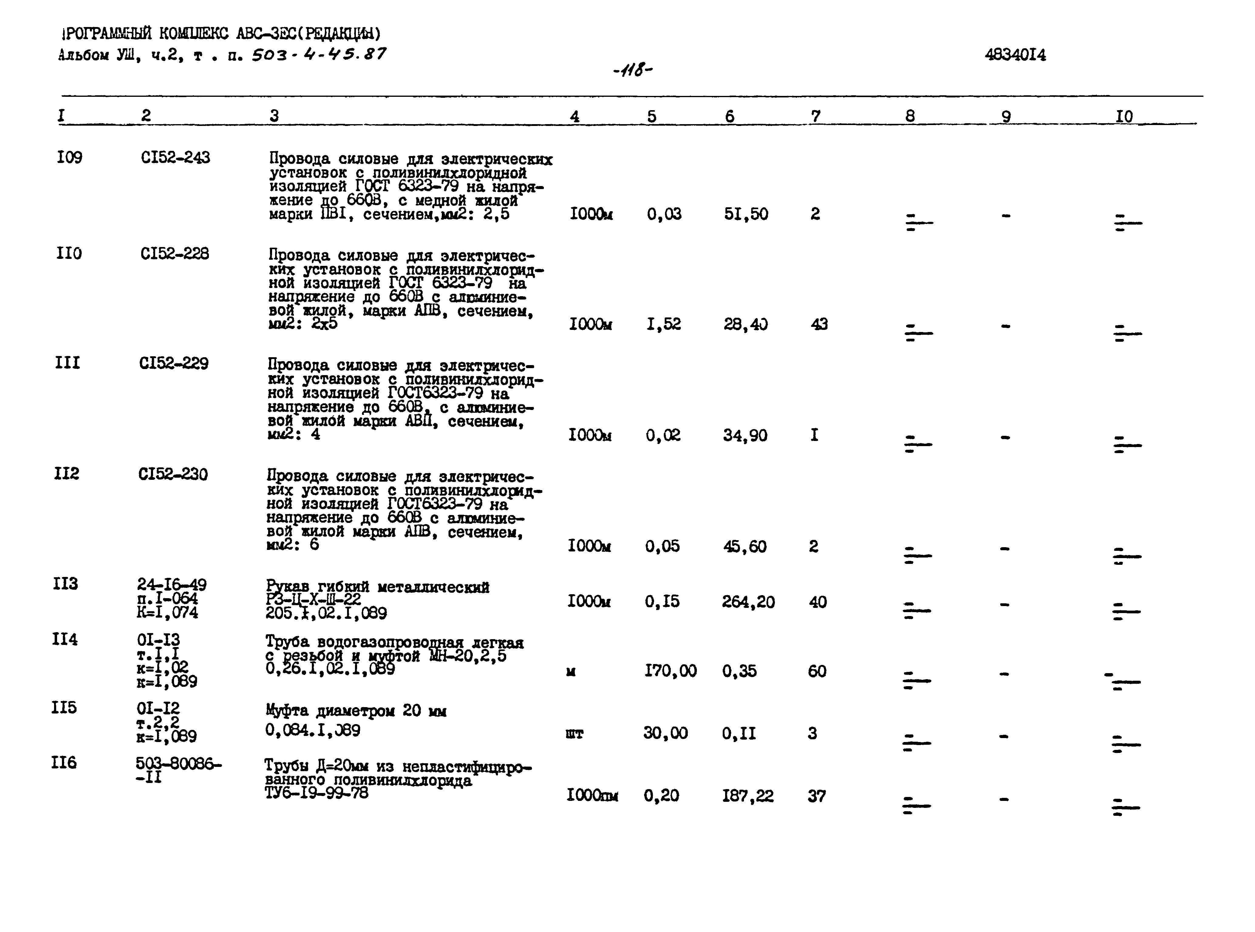 Типовой проект 503-4-45.87