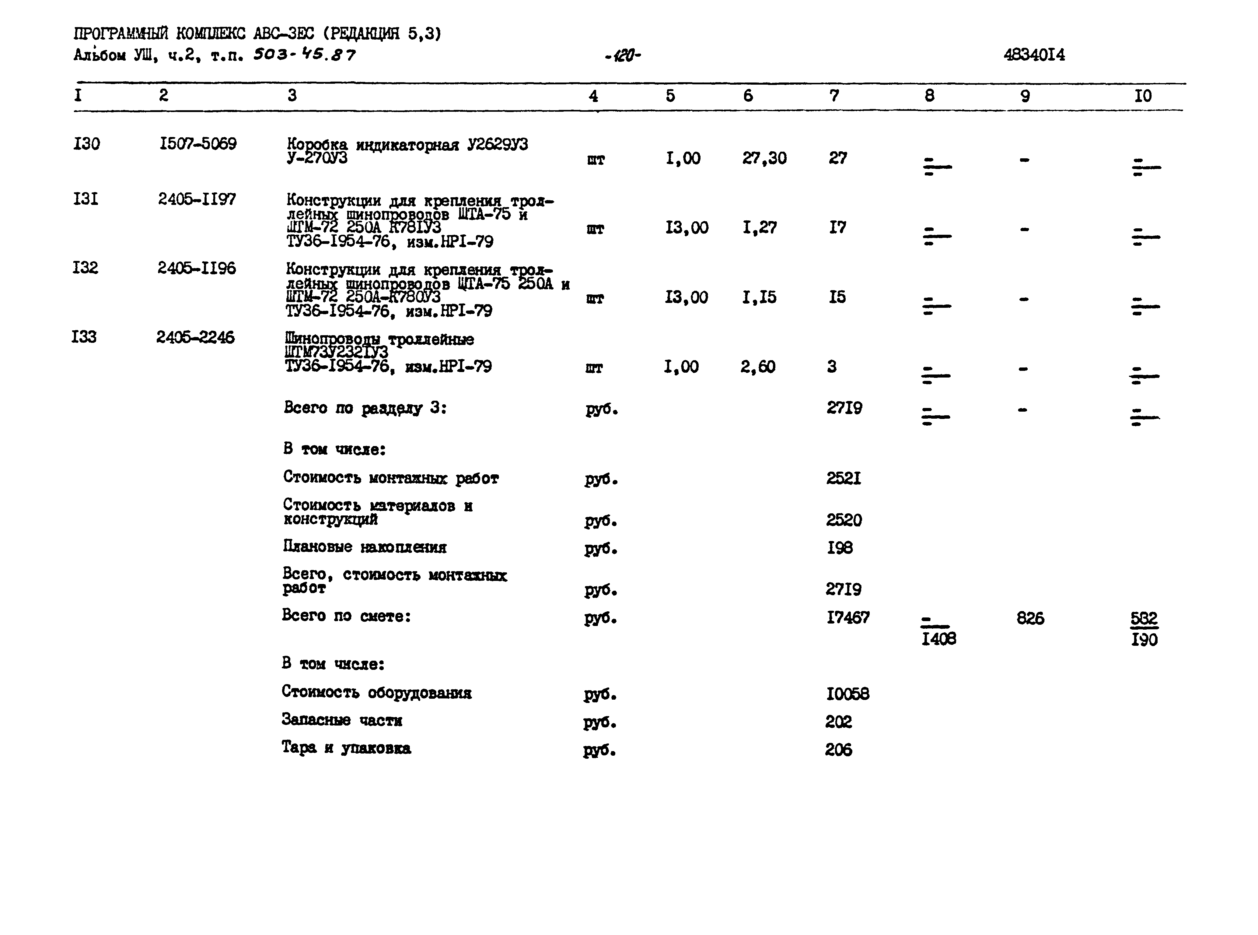 Типовой проект 503-4-45.87