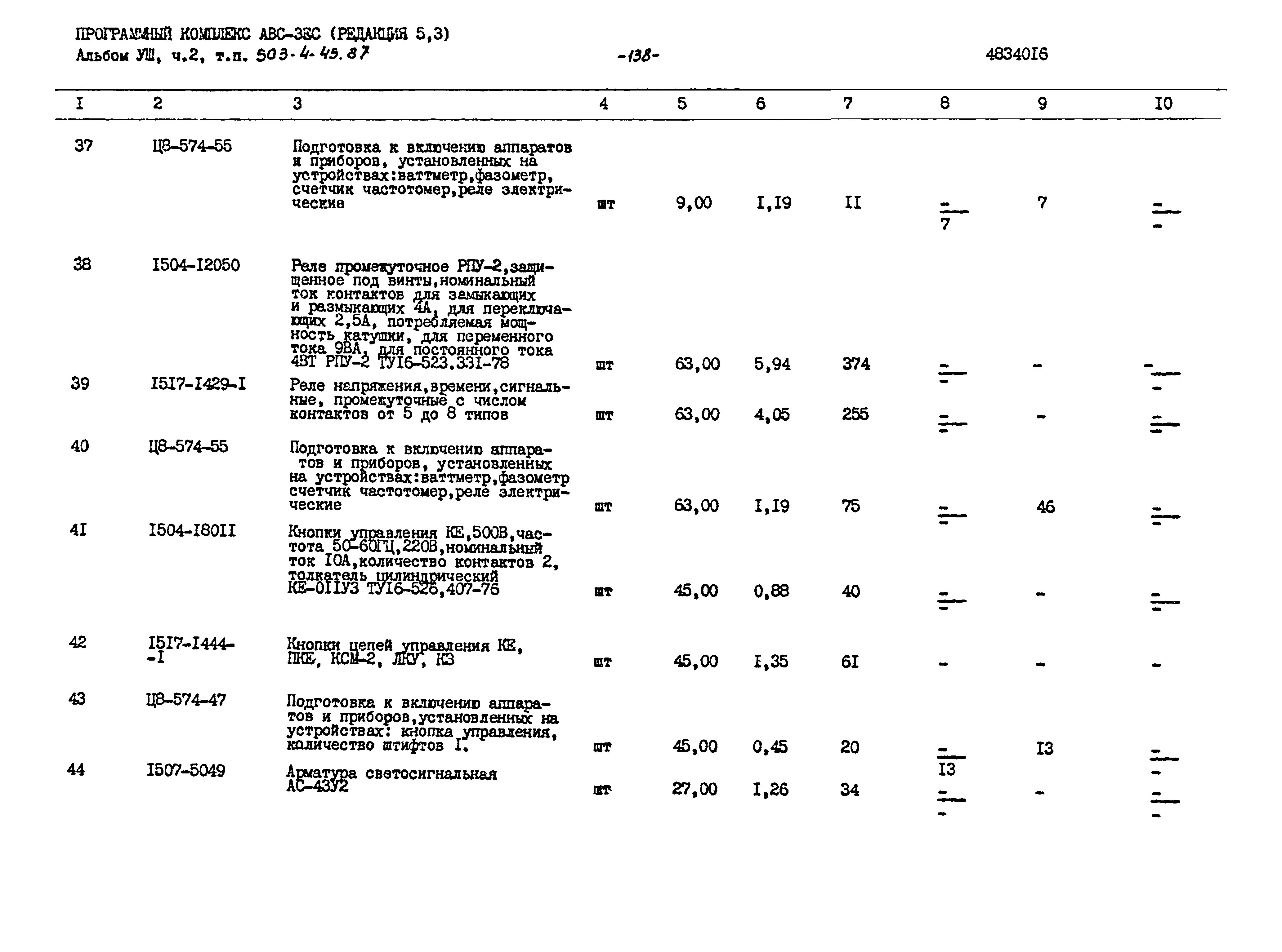 Типовой проект 503-4-45.87