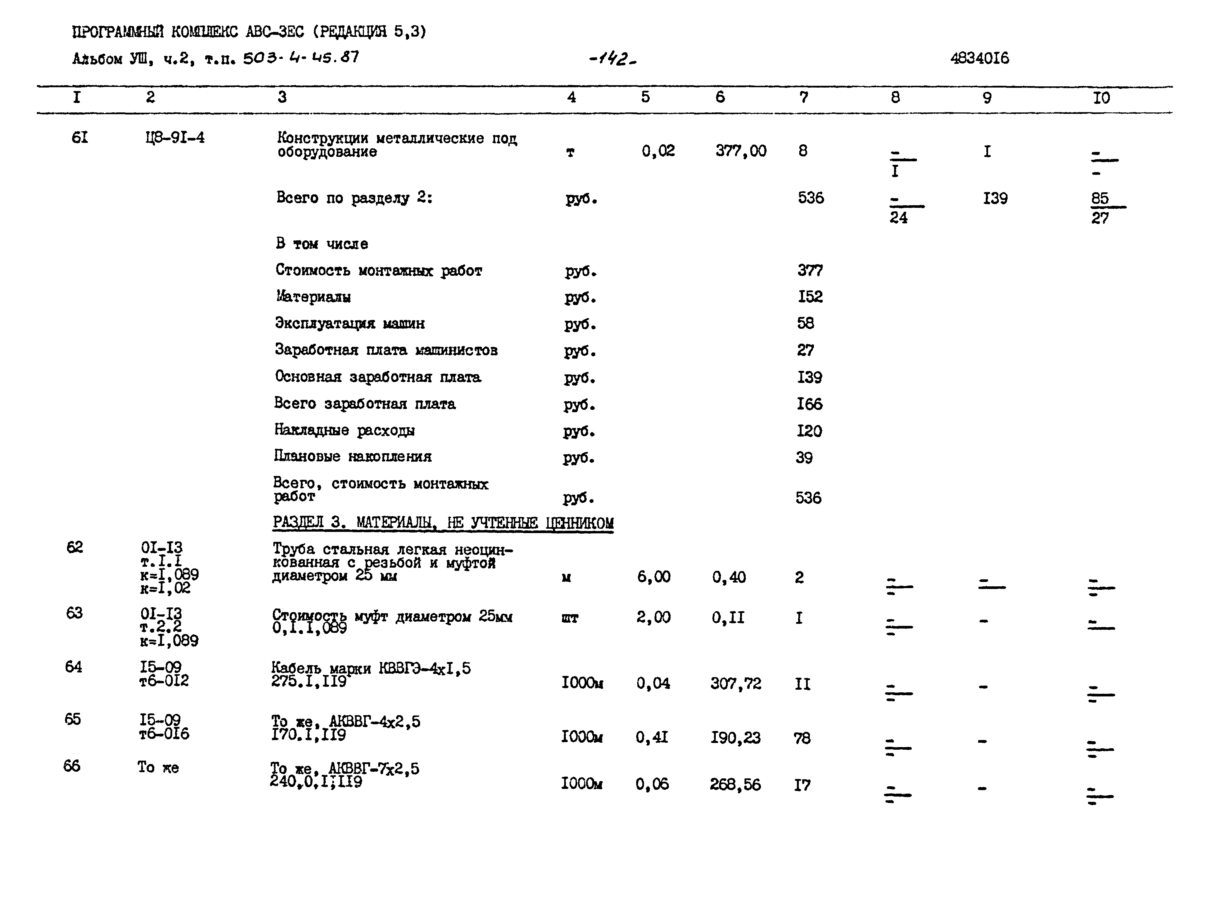 Типовой проект 503-4-45.87