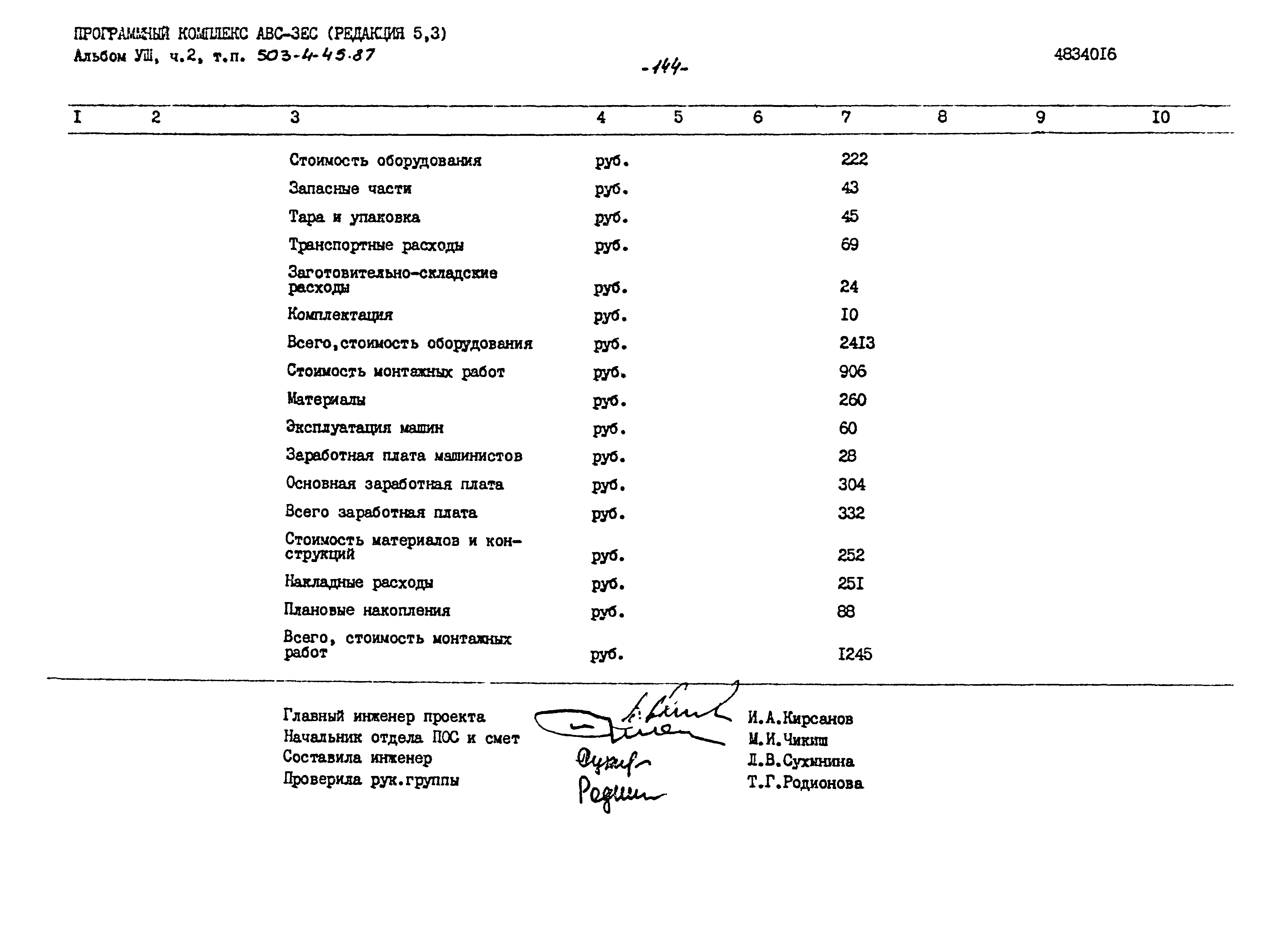 Типовой проект 503-4-45.87