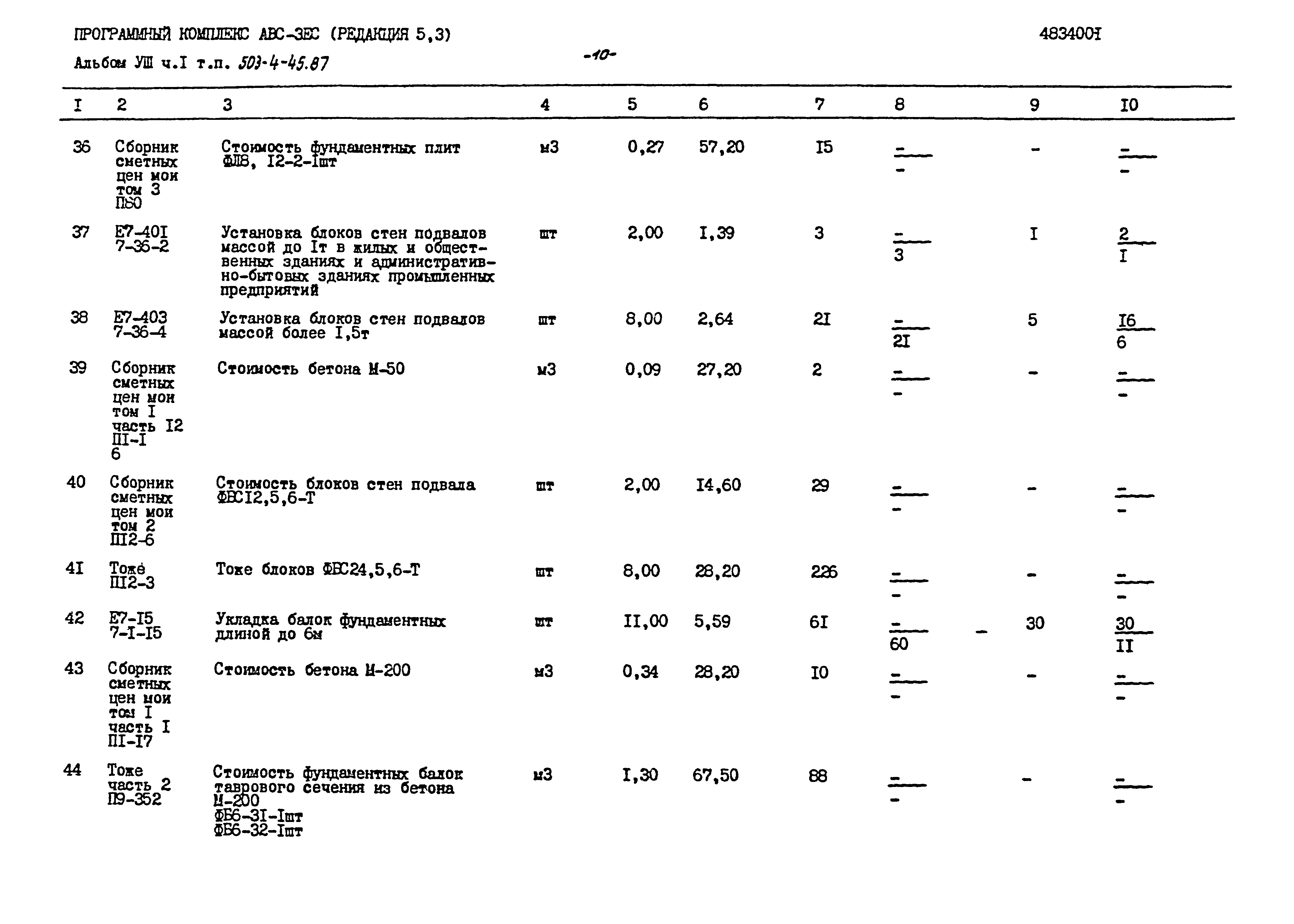 Типовой проект 503-4-45.87