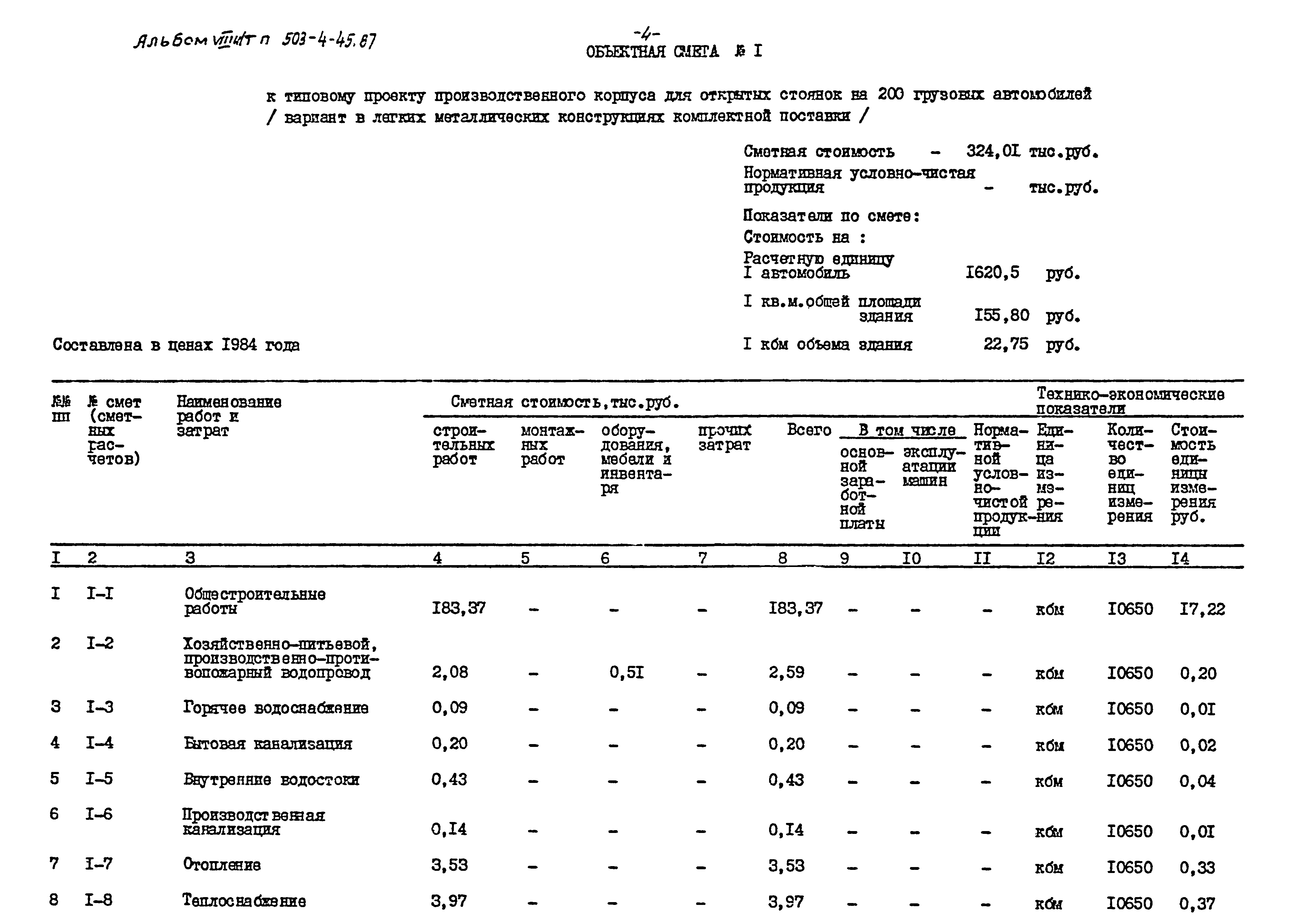 Типовой проект 503-4-45.87