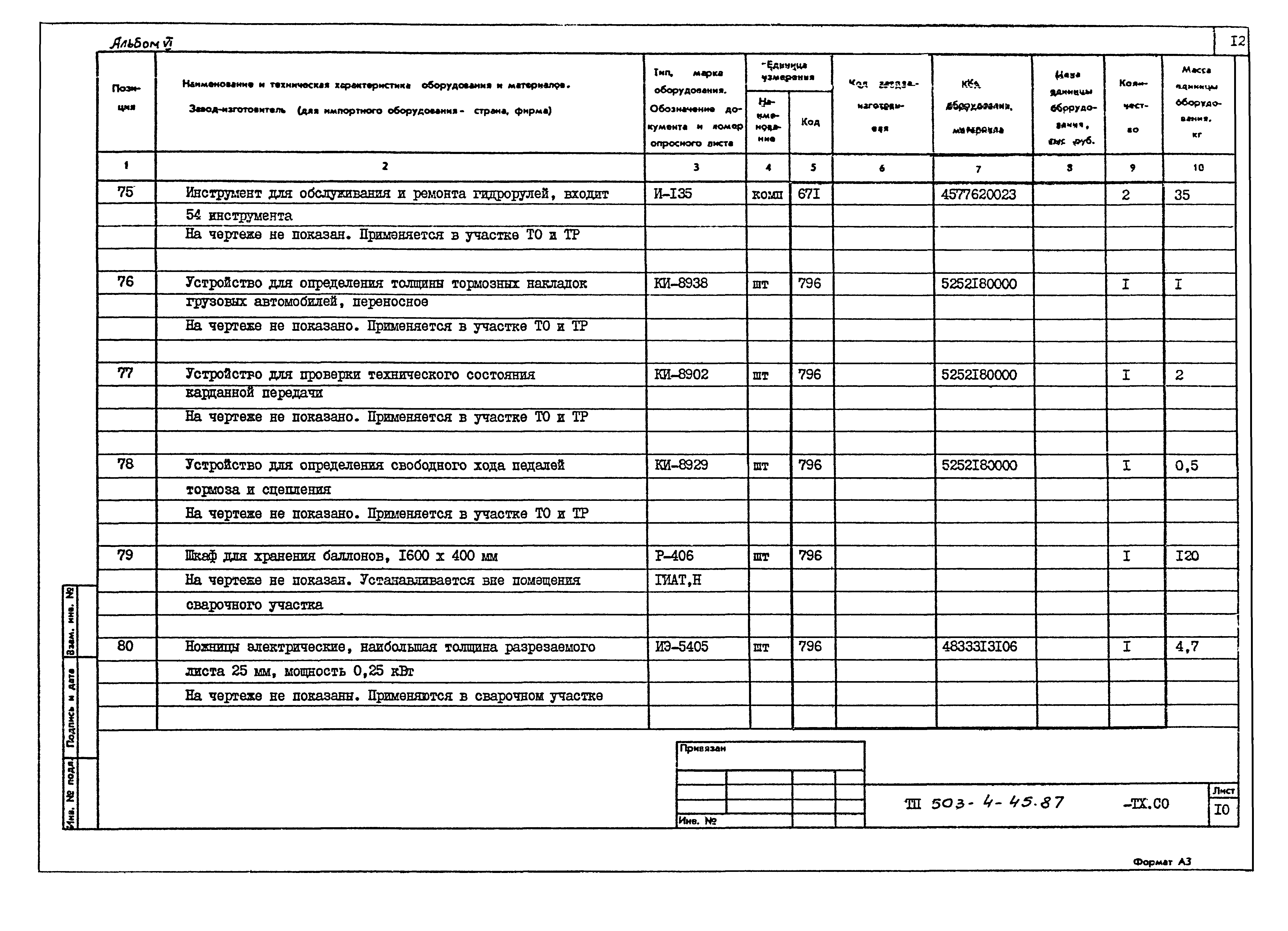 Типовой проект 503-4-45.87