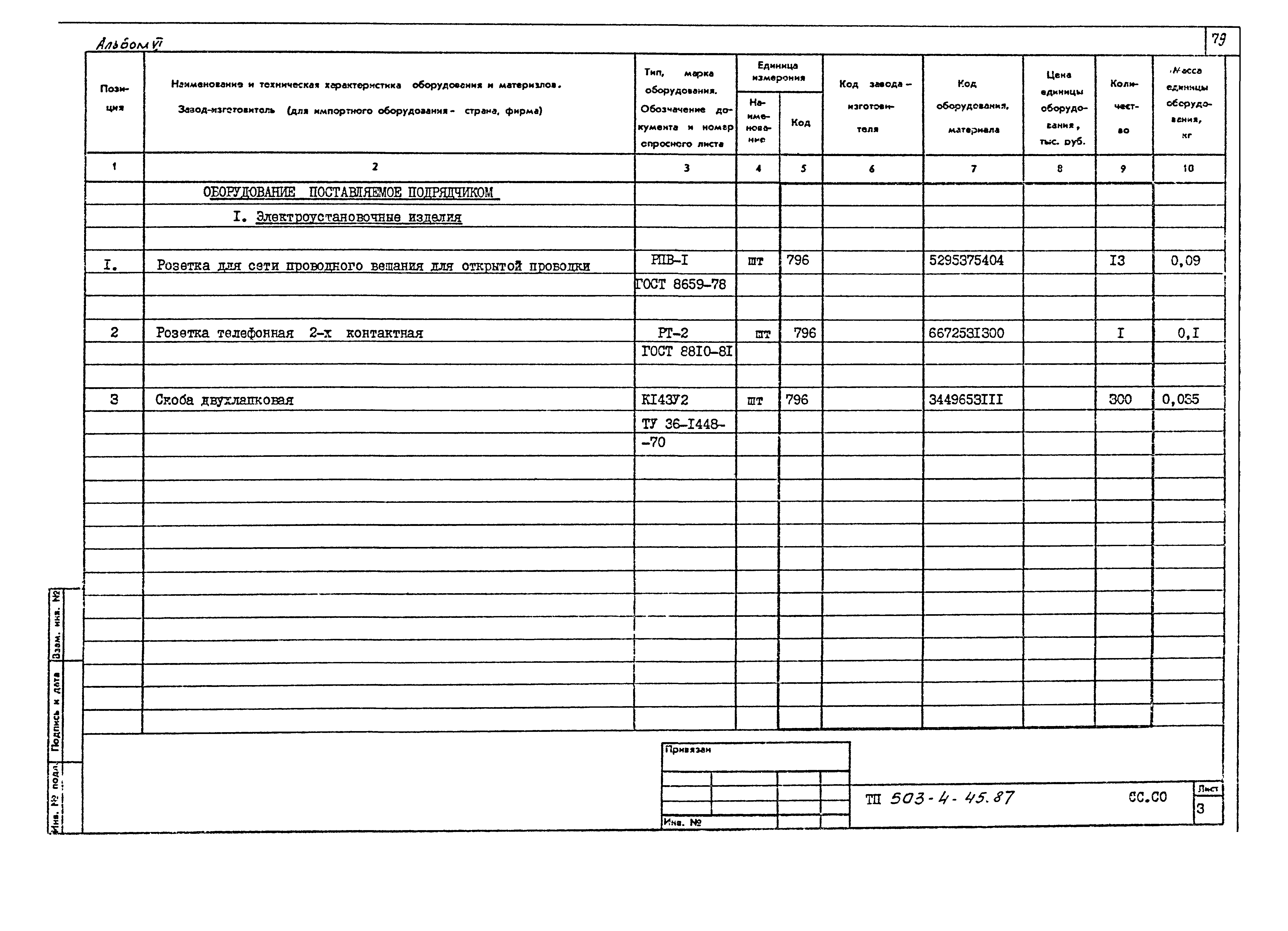 Типовой проект 503-4-45.87