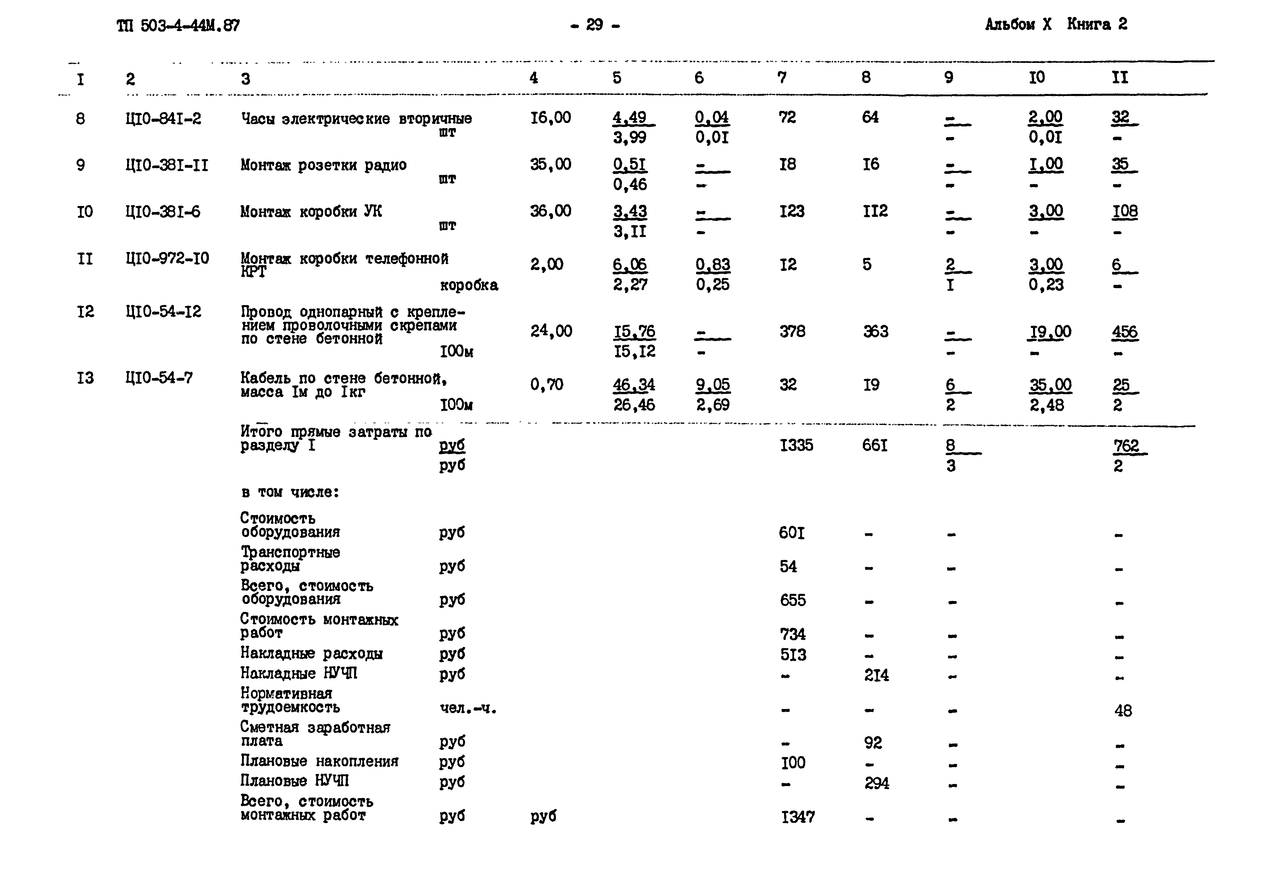 Типовой проект 503-4-44м.87