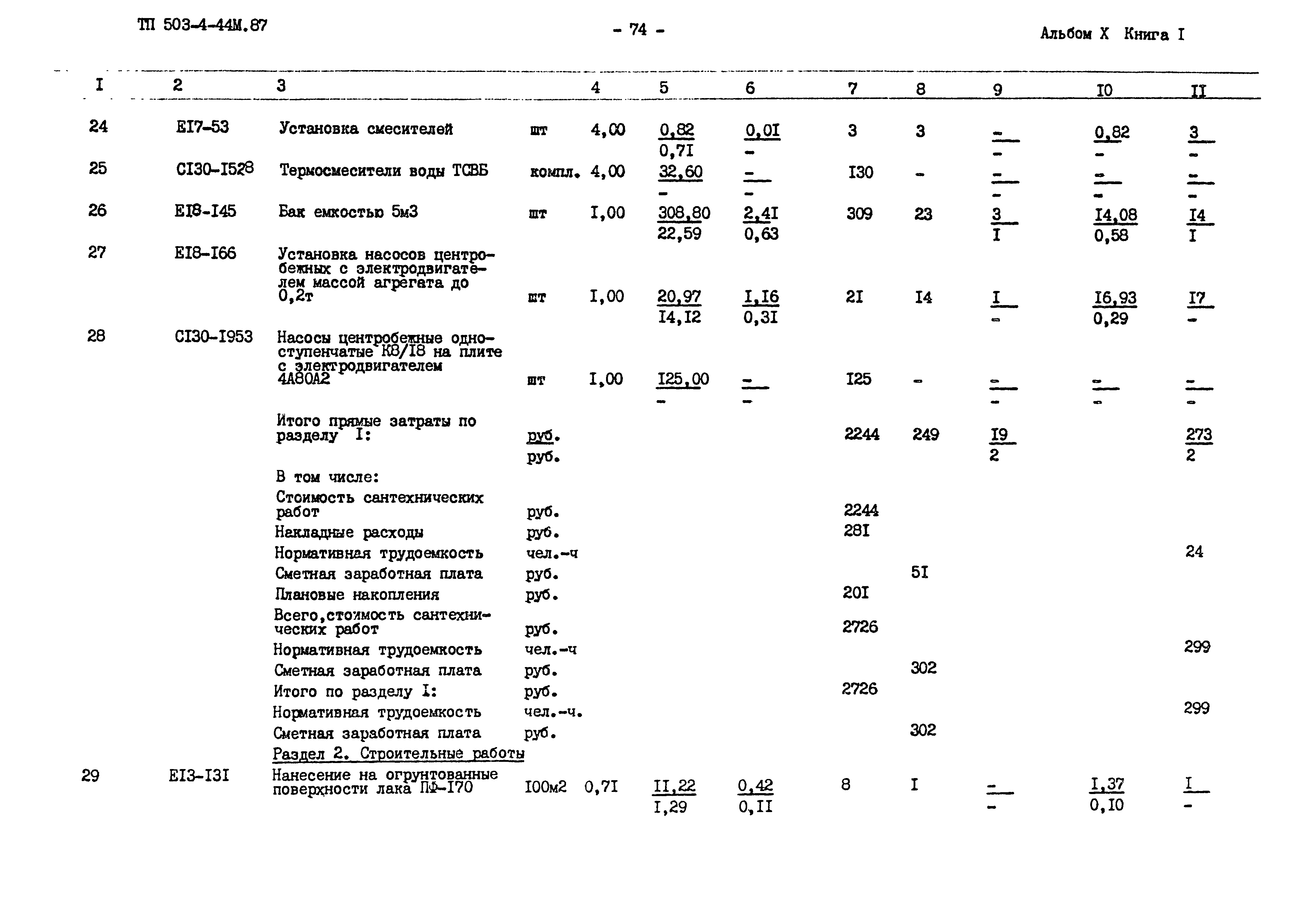 Типовой проект 503-4-44м.87