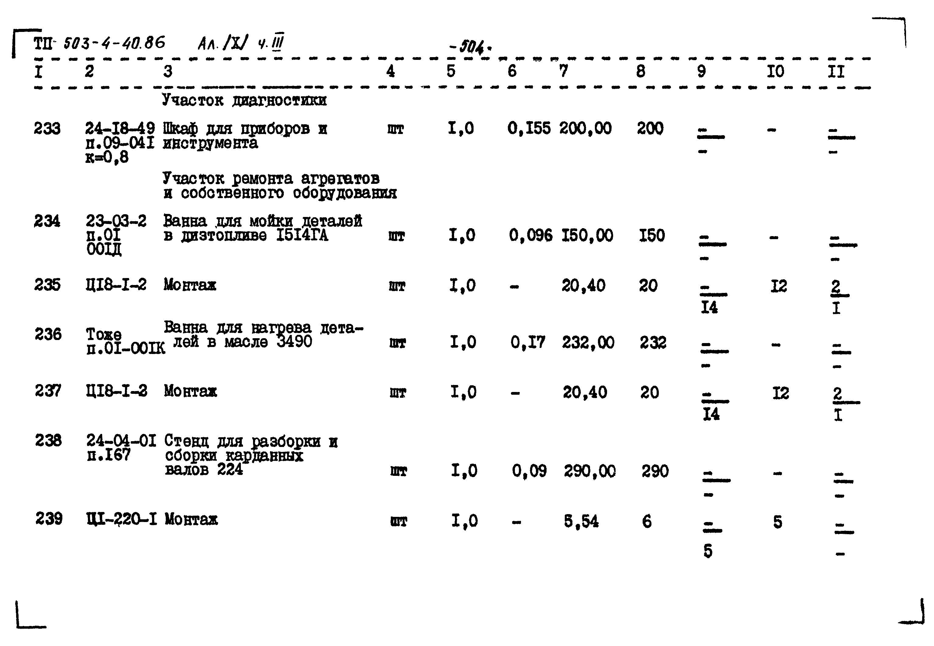 Типовой проект 503-4-40.86