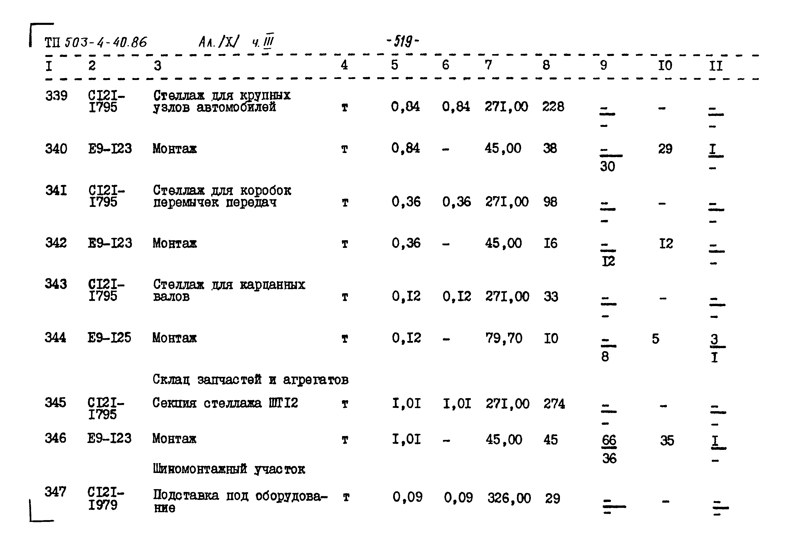 Типовой проект 503-4-40.86