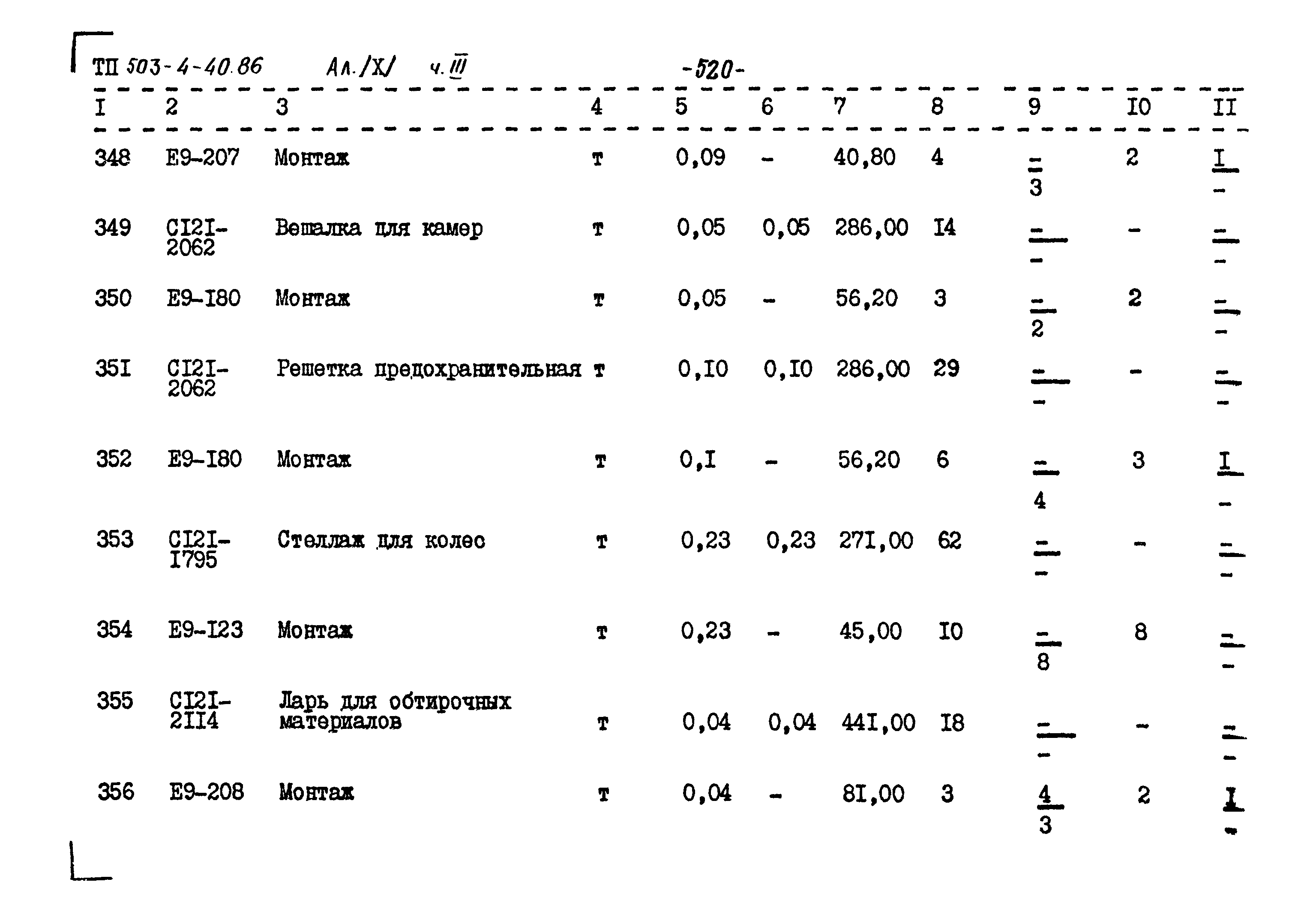 Типовой проект 503-4-40.86