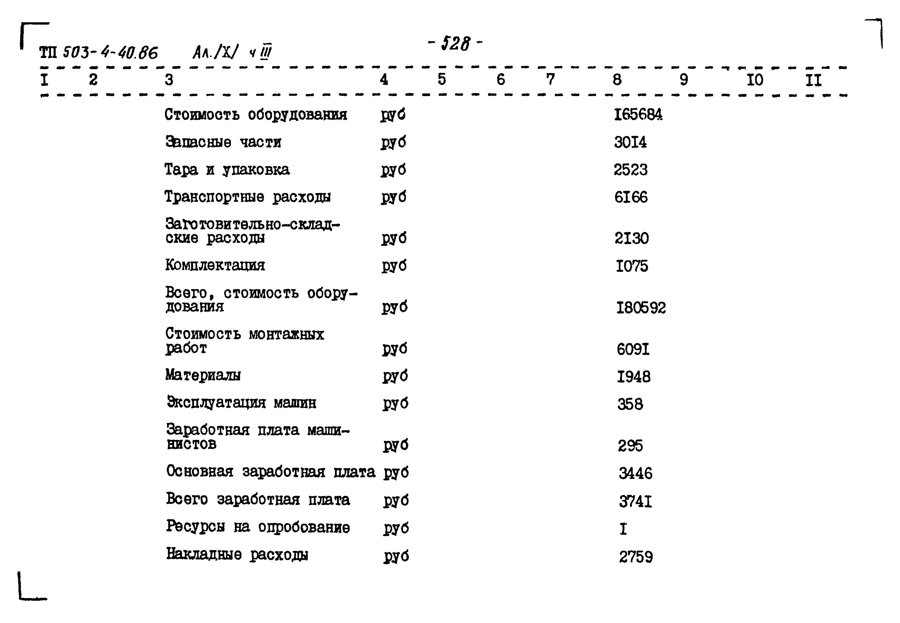 Типовой проект 503-4-40.86