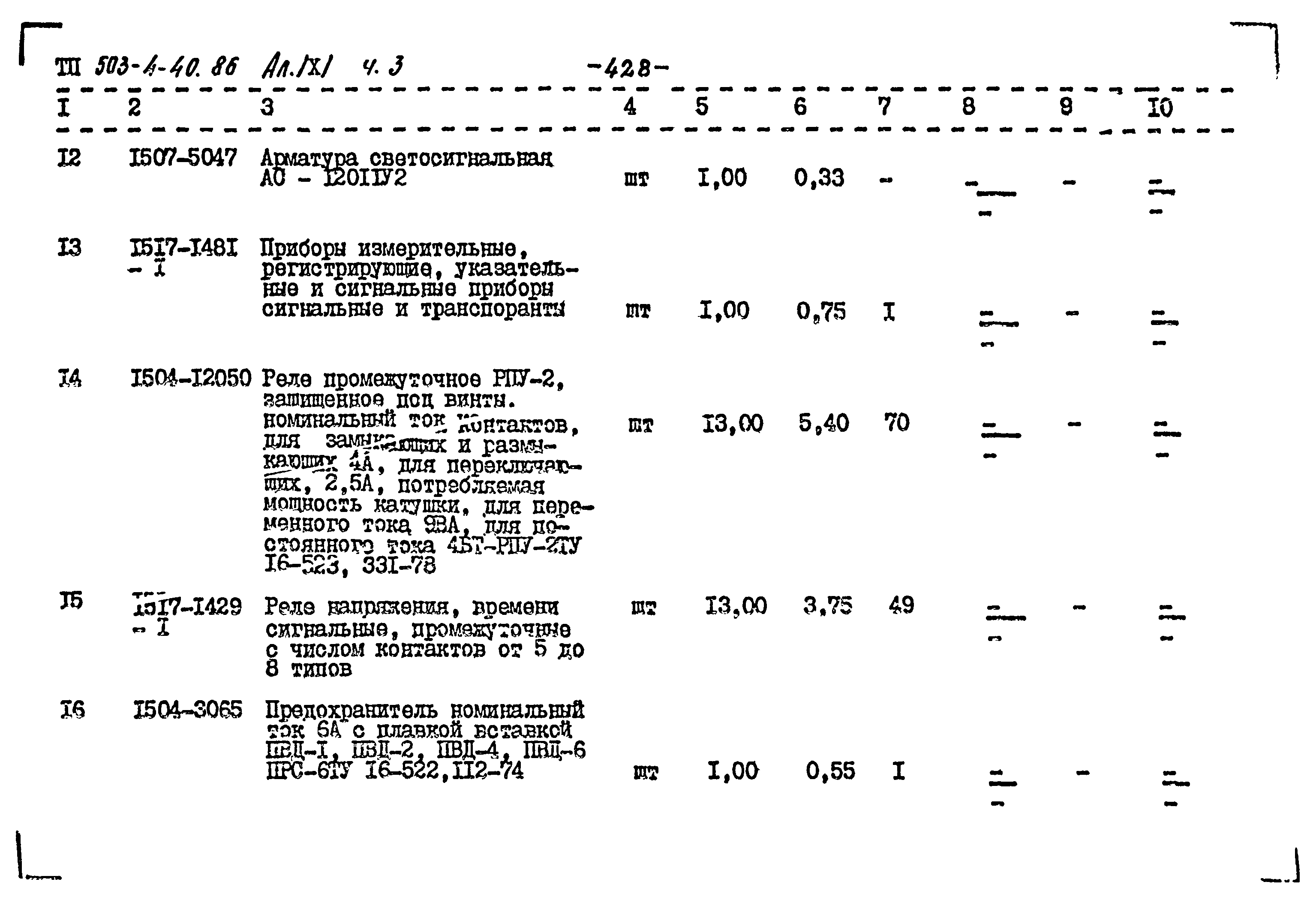 Типовой проект 503-4-40.86