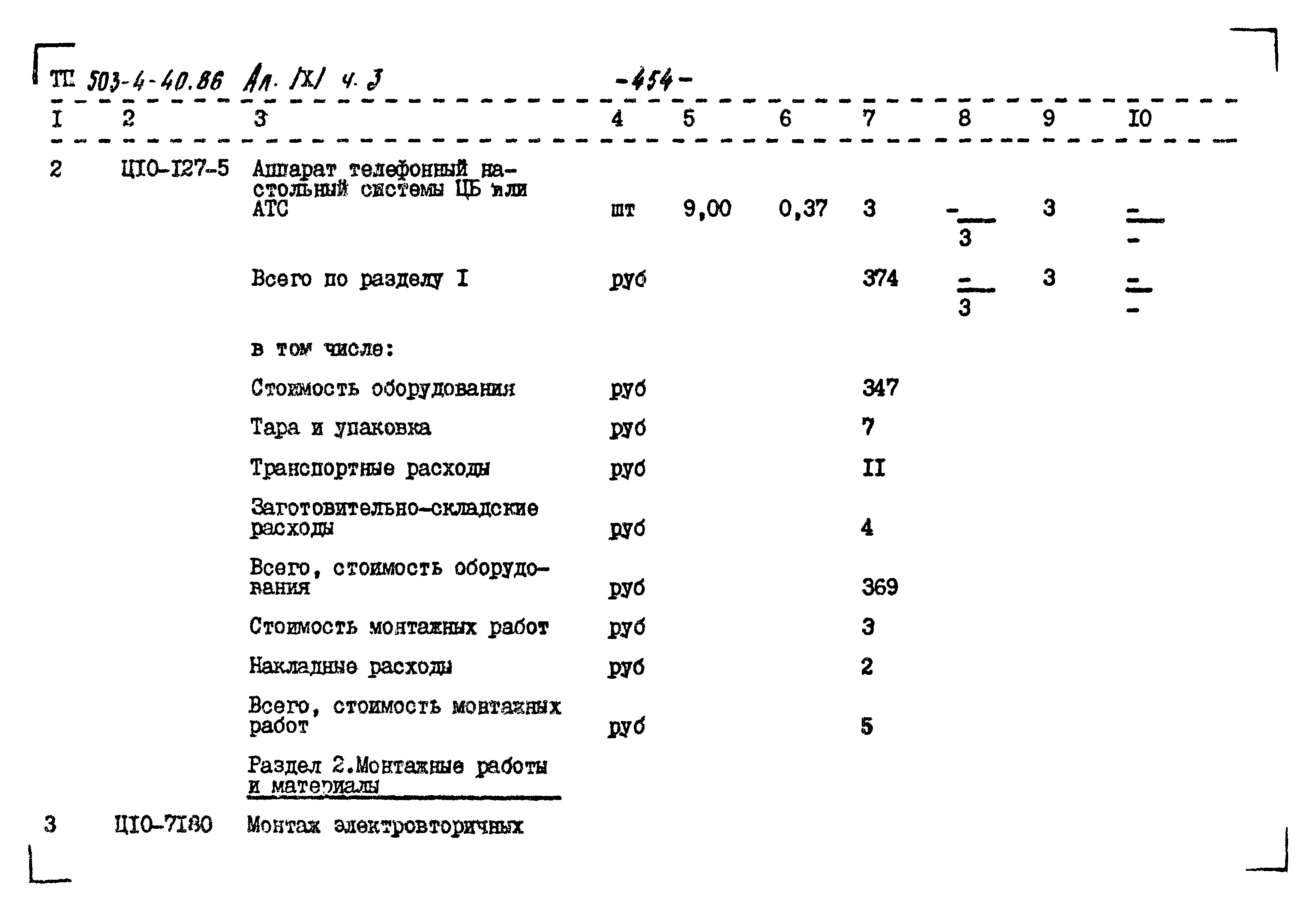 Типовой проект 503-4-40.86