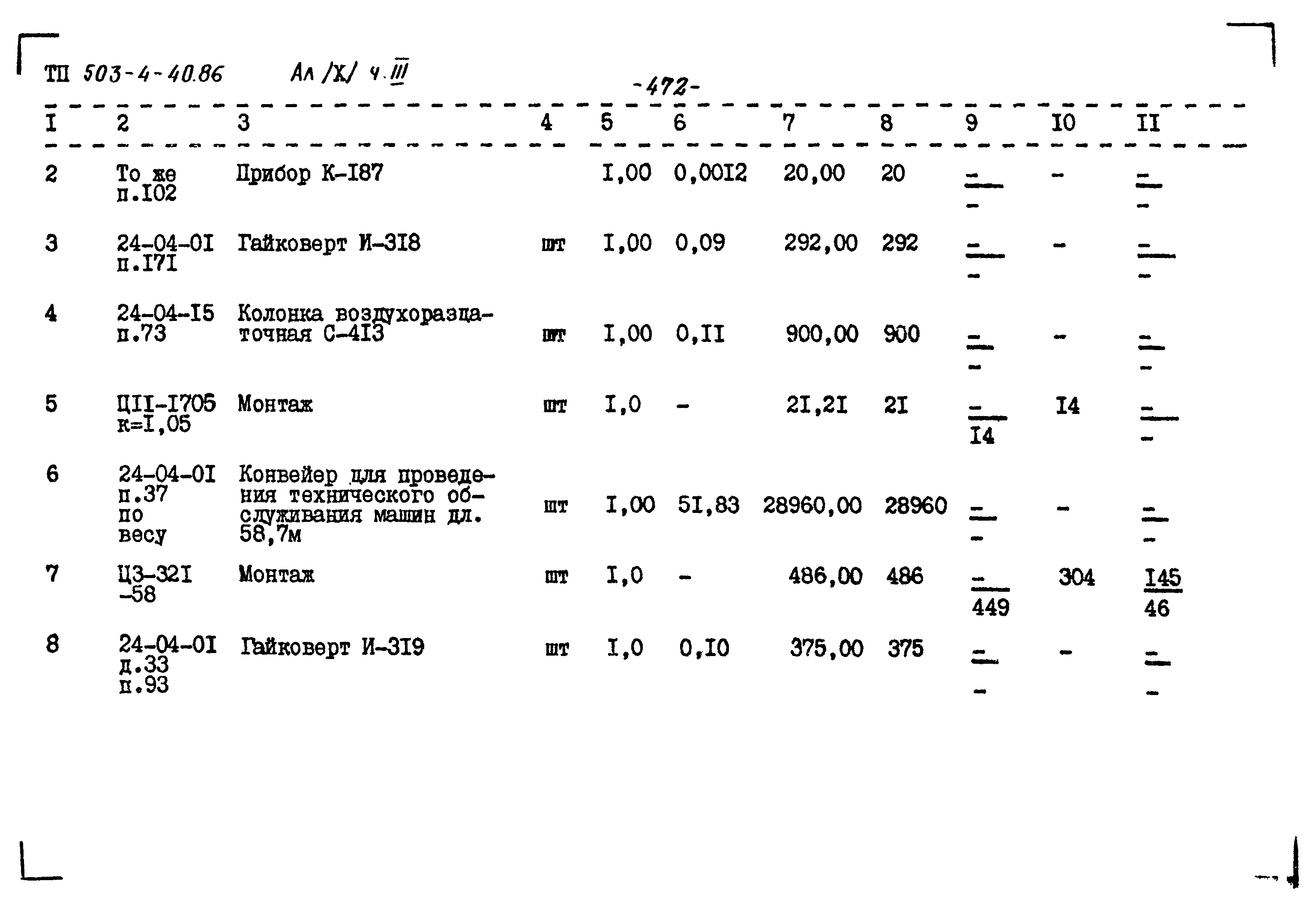 Типовой проект 503-4-40.86