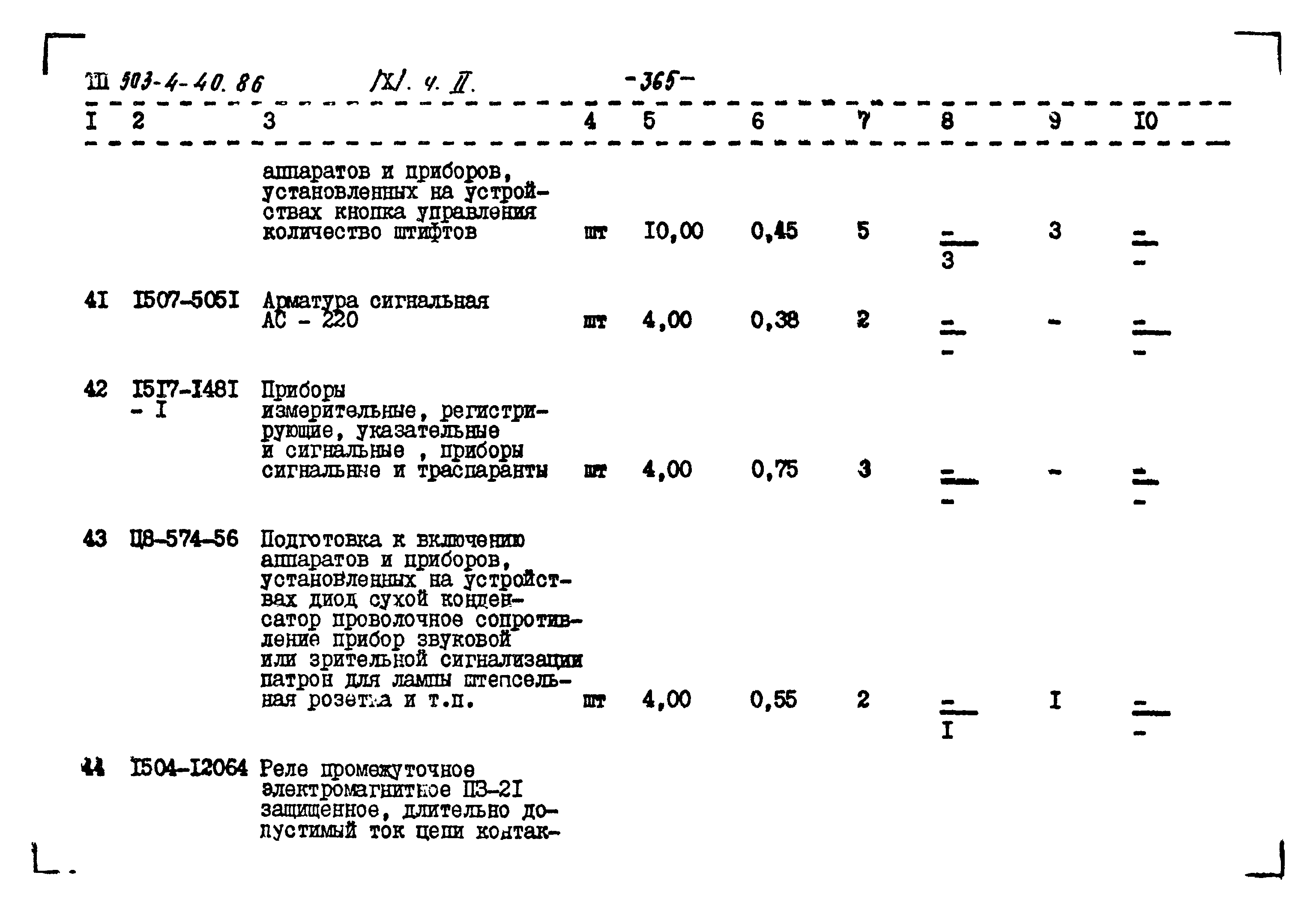 Типовой проект 503-4-40.86