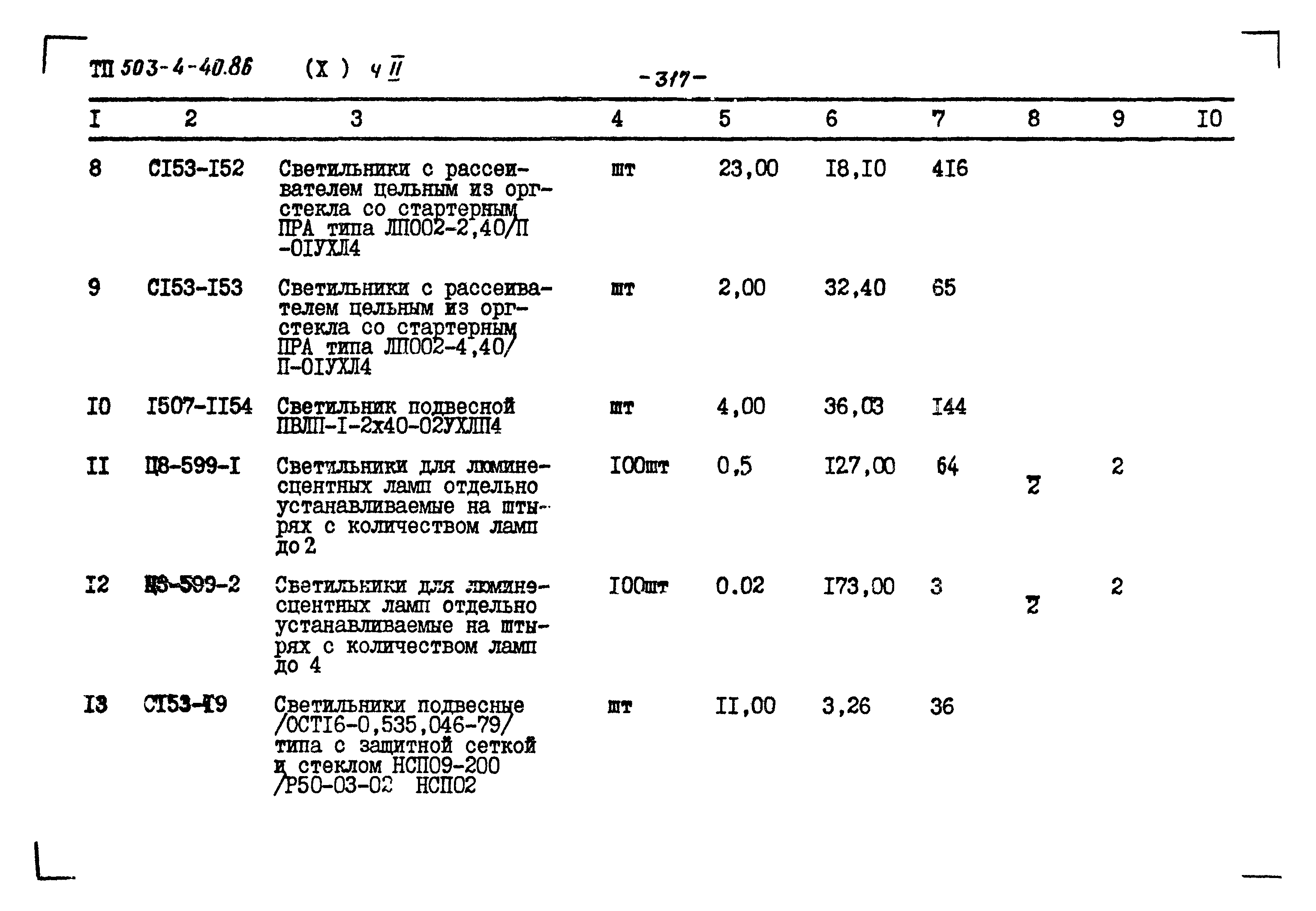 Типовой проект 503-4-40.86