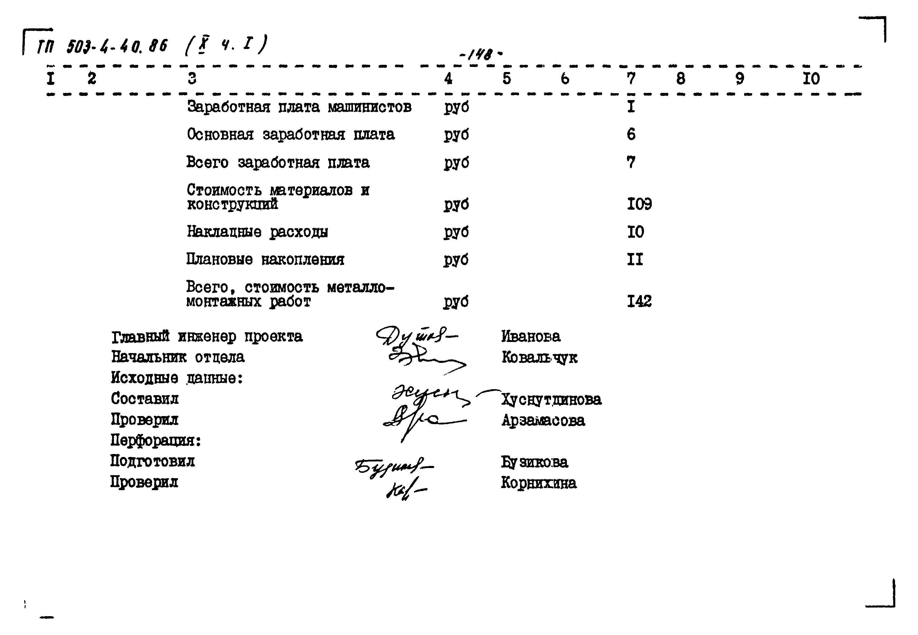 Типовой проект 503-4-40.86