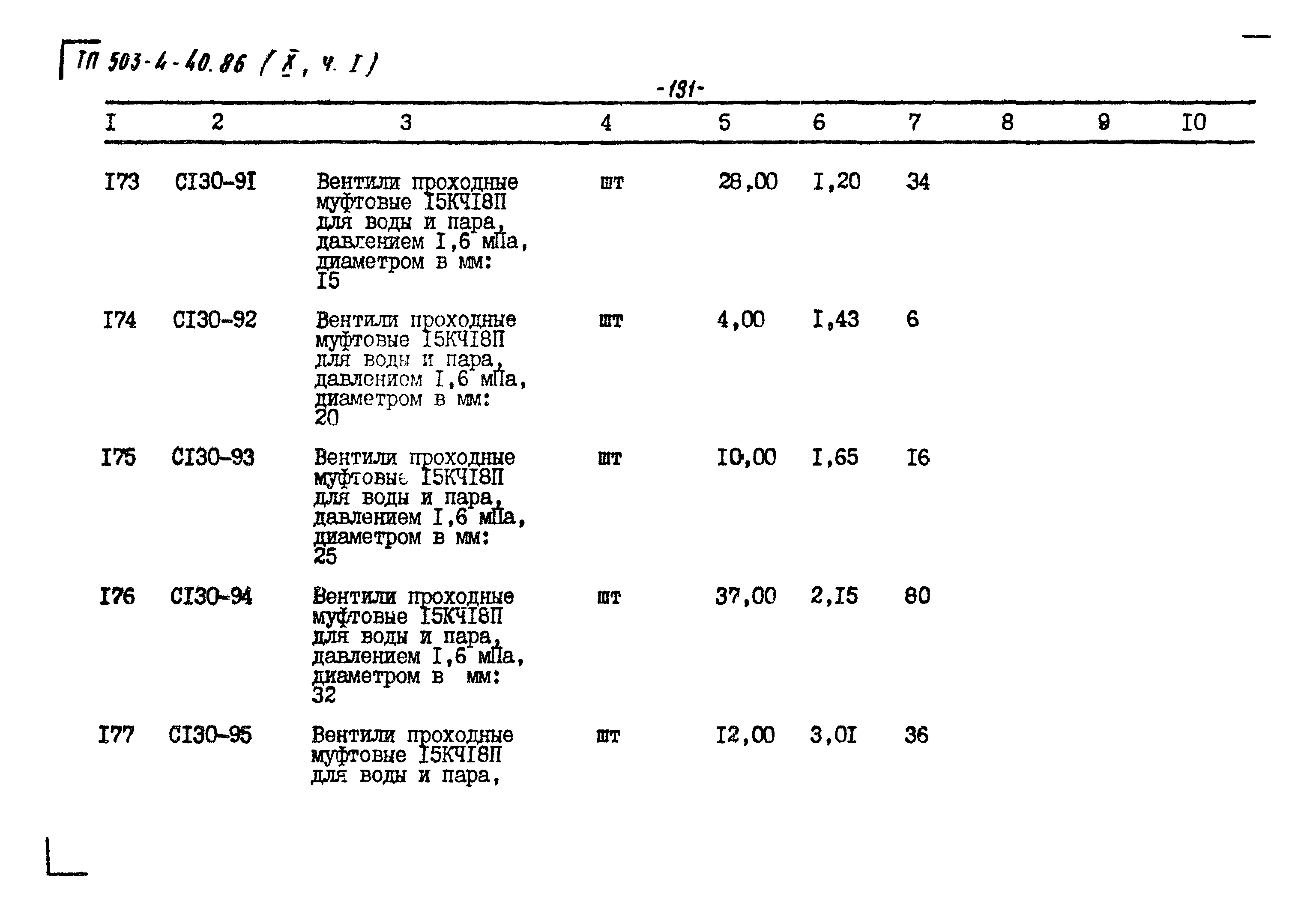 Типовой проект 503-4-40.86