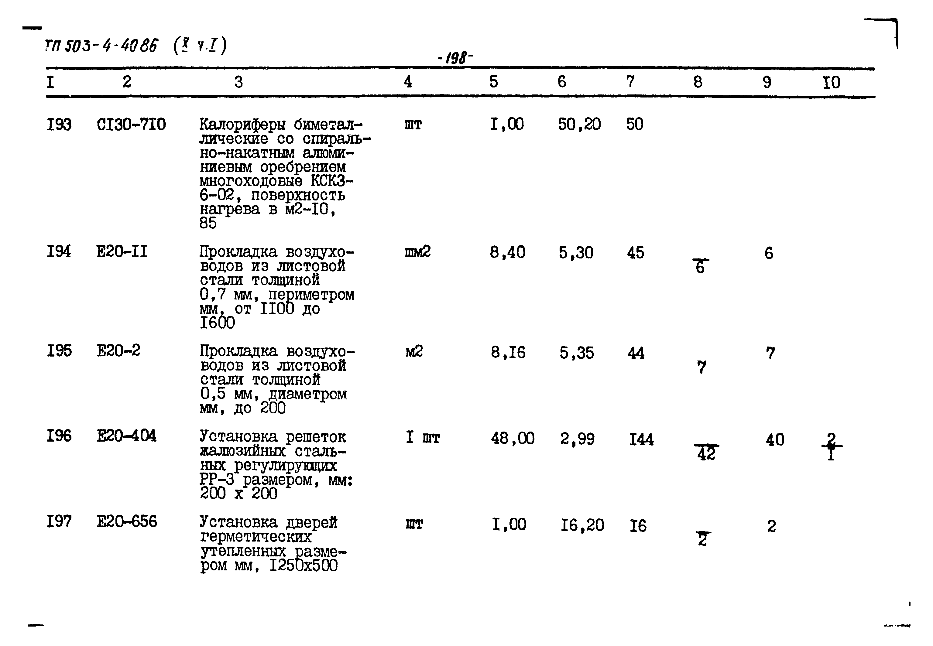 Типовой проект 503-4-40.86