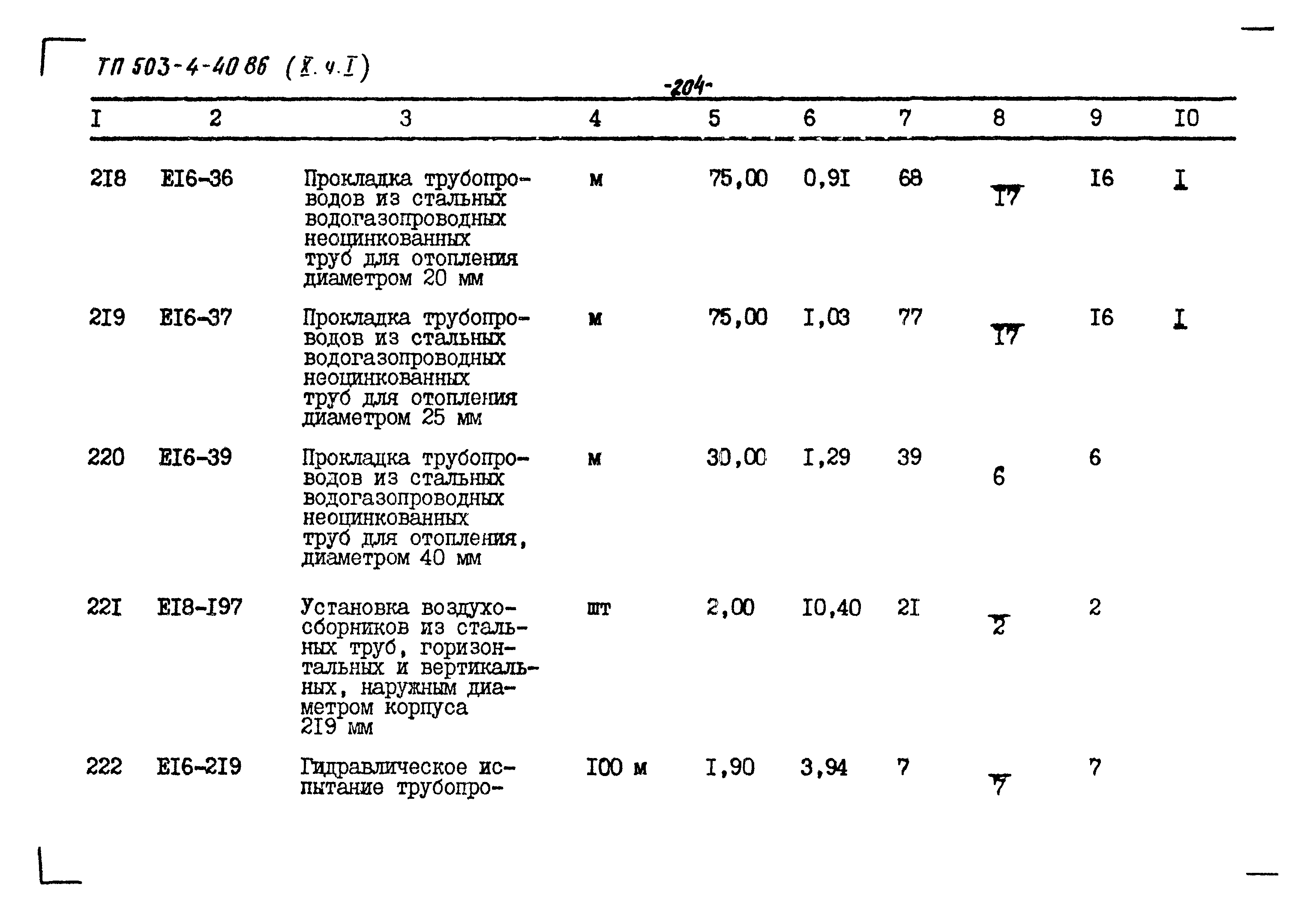 Типовой проект 503-4-40.86