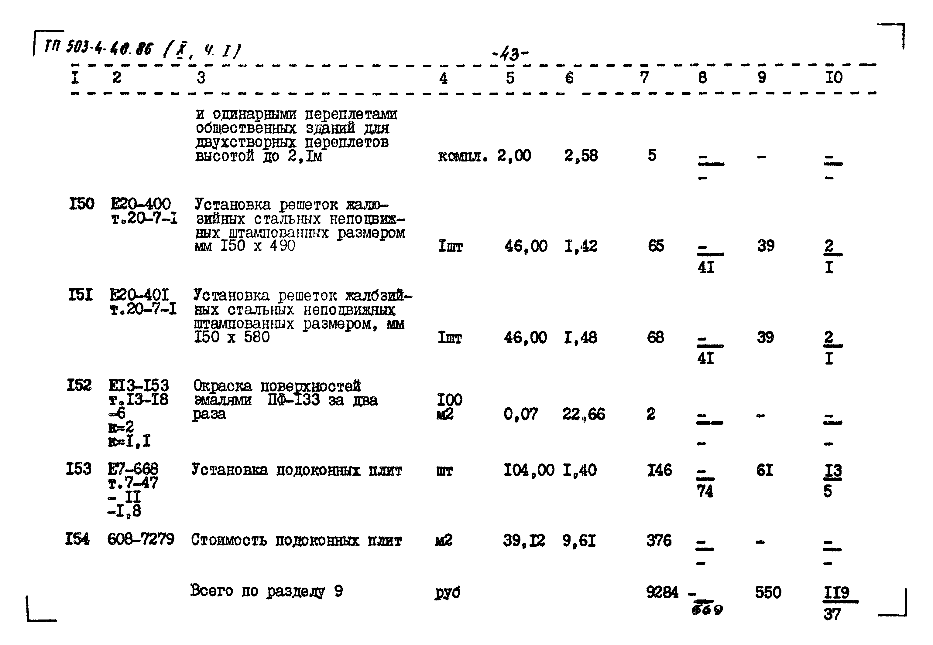 Типовой проект 503-4-40.86