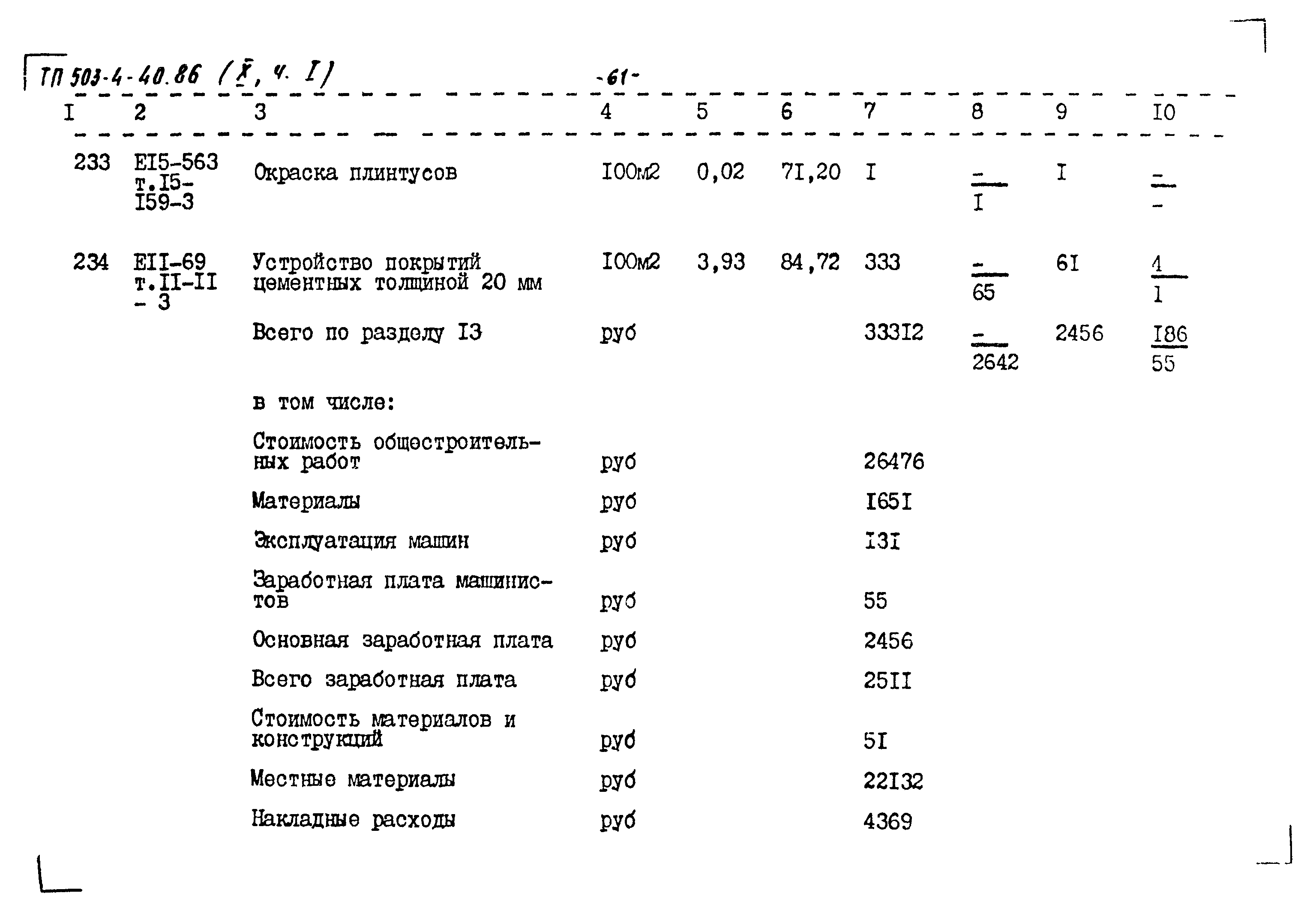 Типовой проект 503-4-40.86