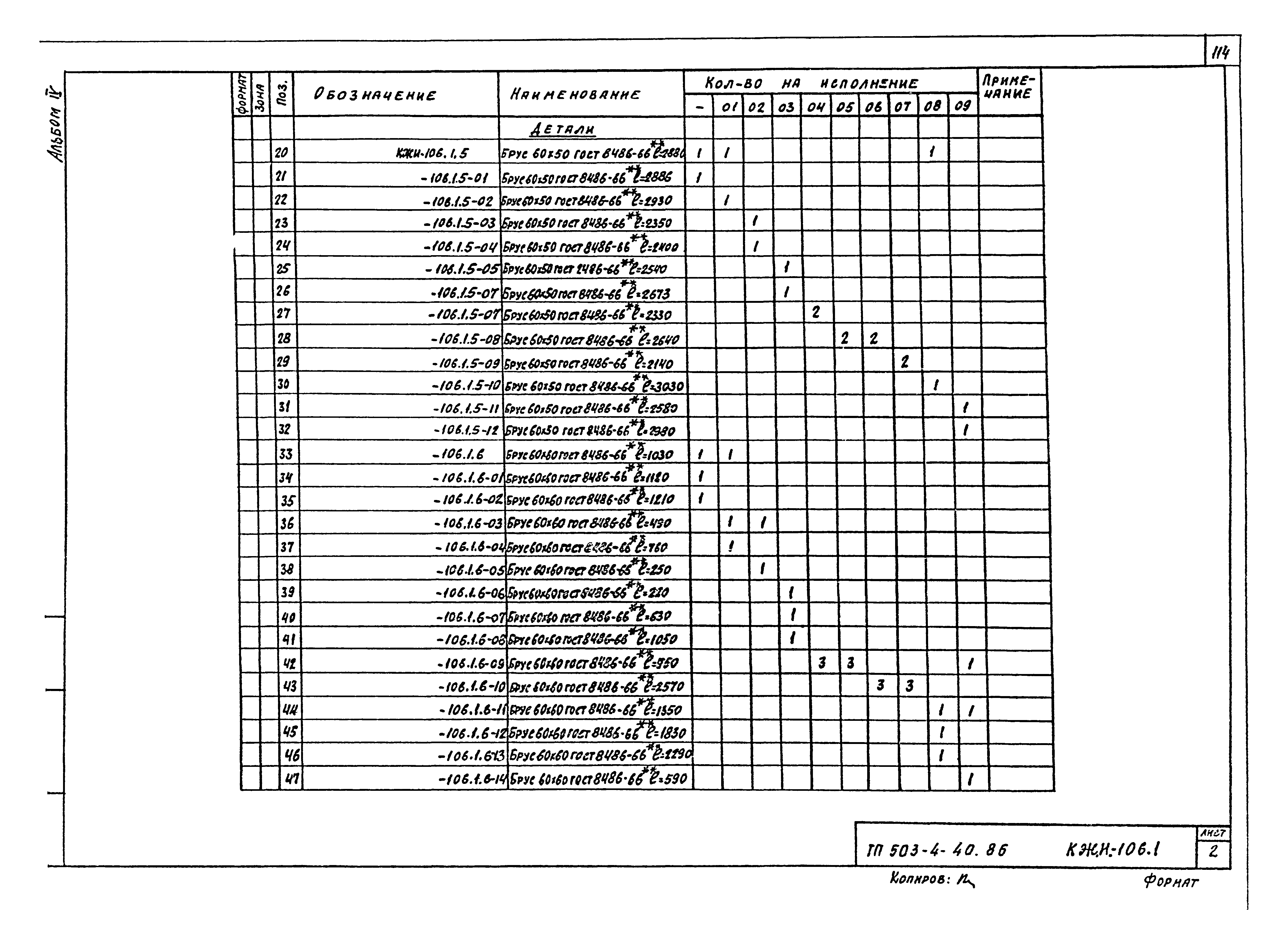 Типовой проект 503-4-40.86