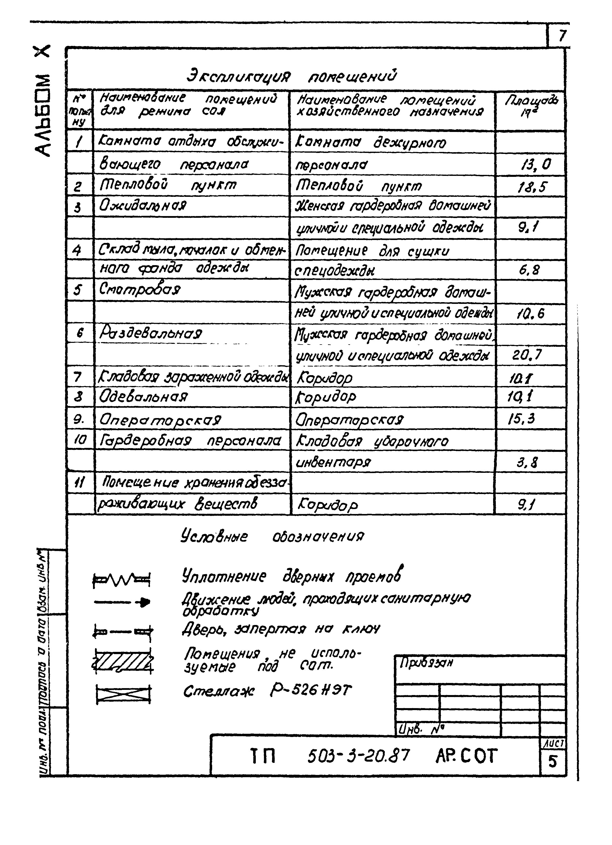 Типовой проект 503-3-20.87