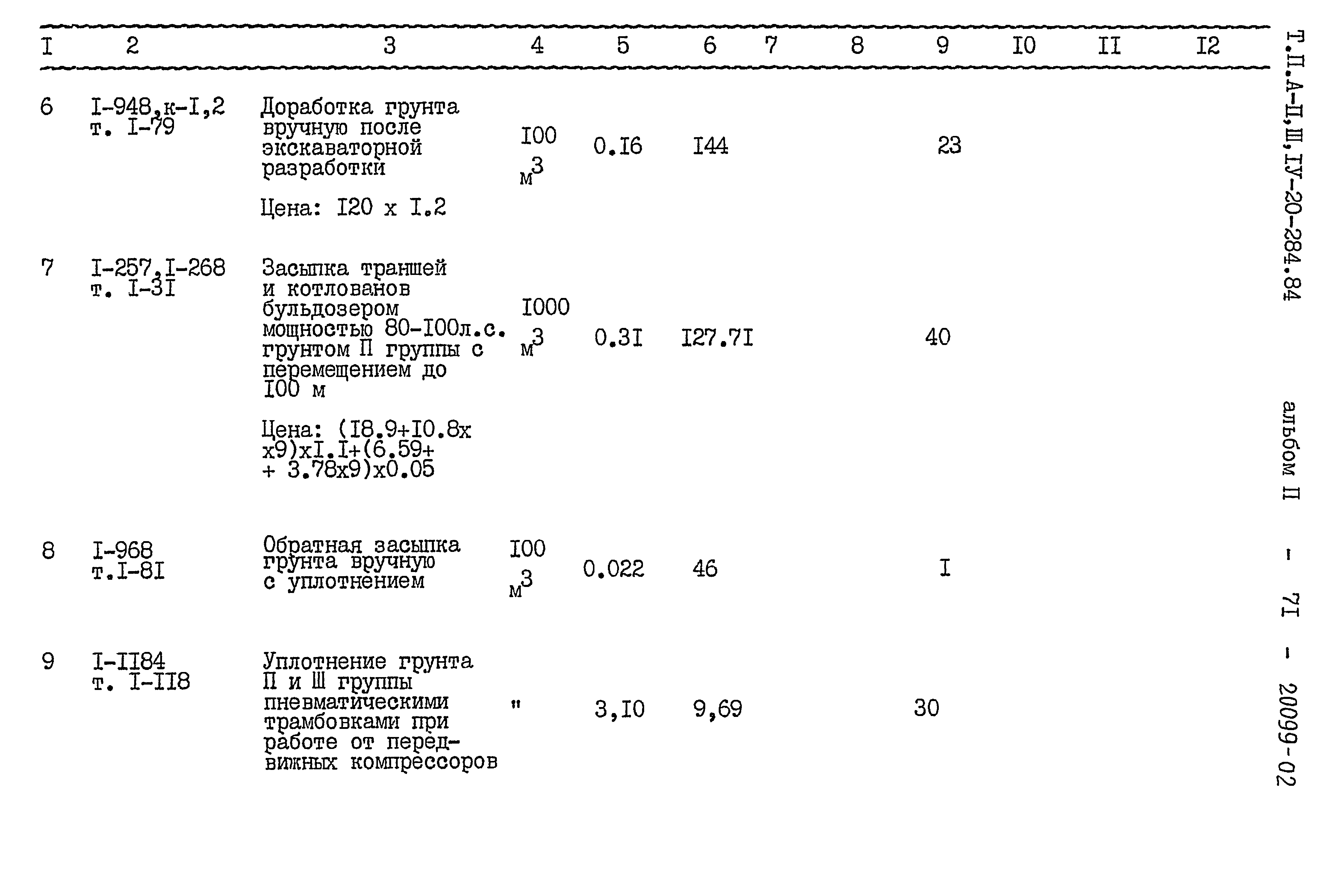 Типовой проект А-II,III,IV-20-284.84