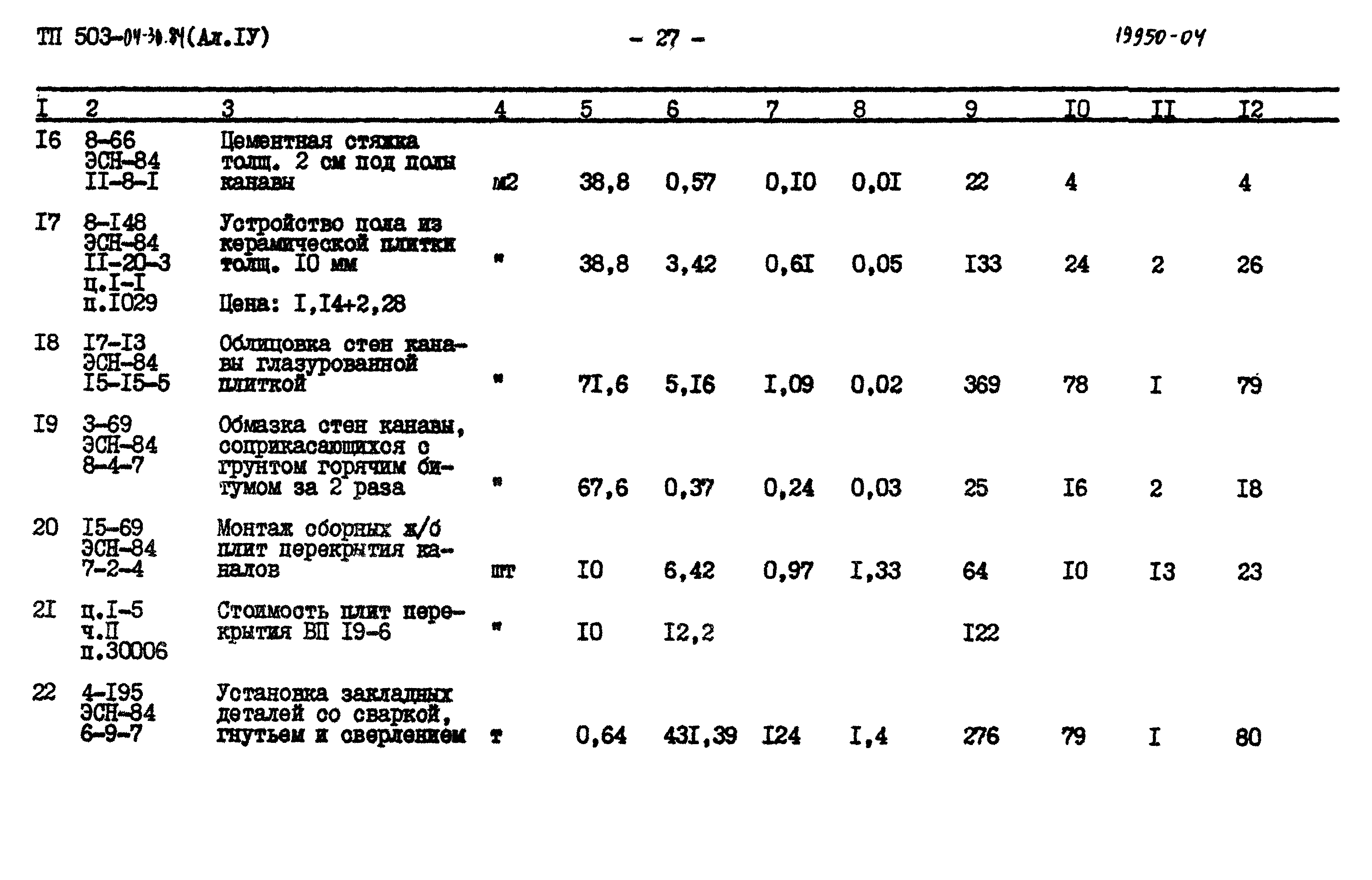 Типовые проектные решения 503-04-30.84