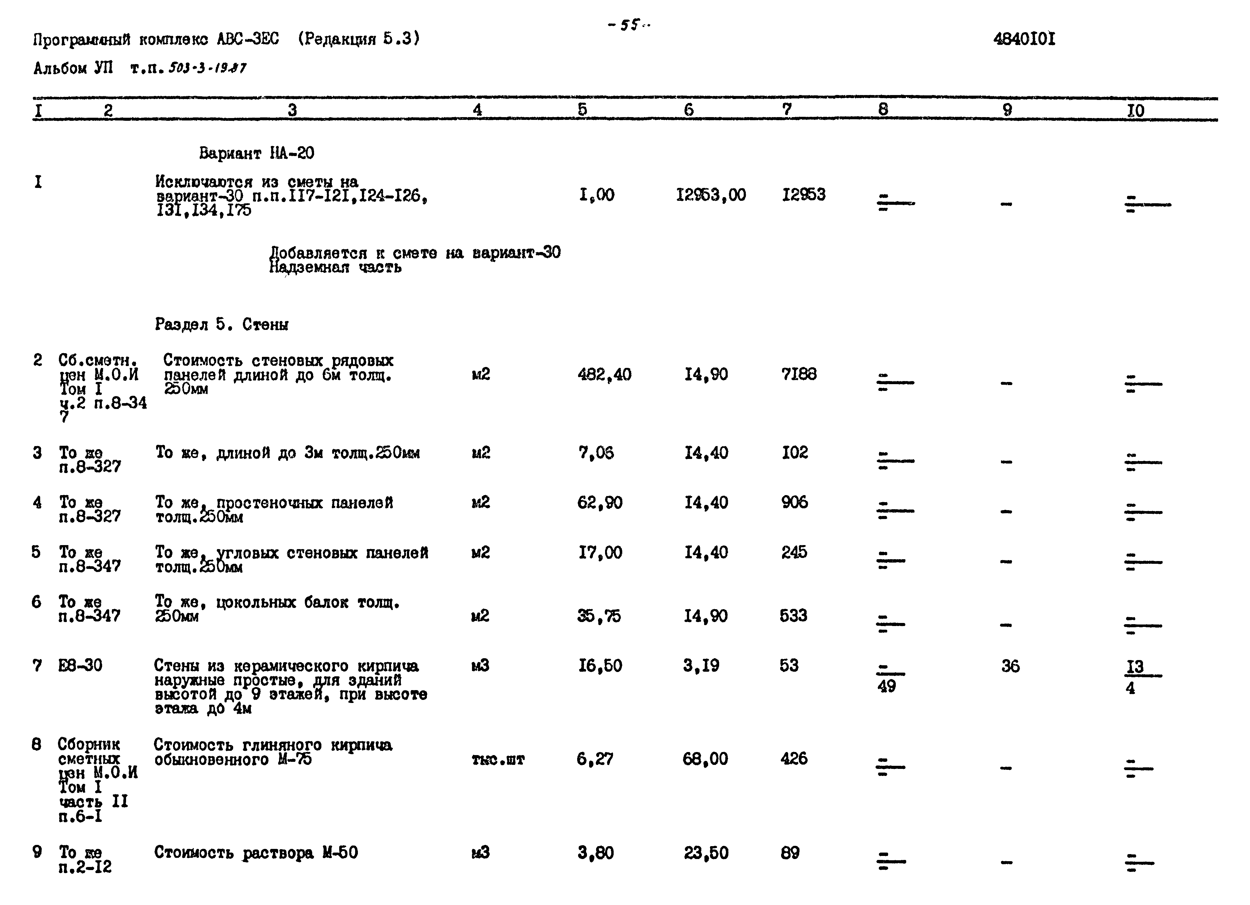 Типовой проект 503-3-19.87