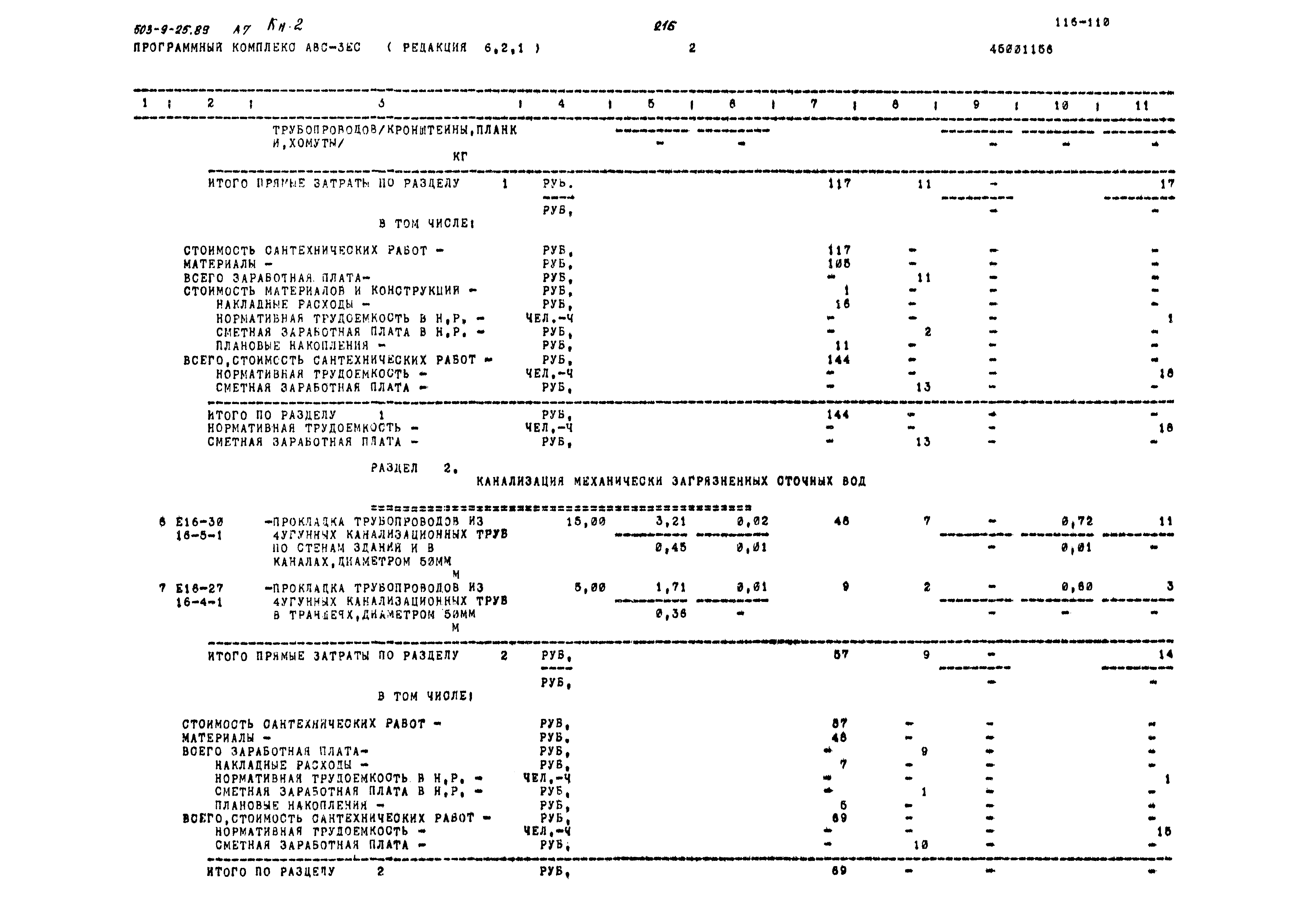 Типовой проект 503-9-25.89