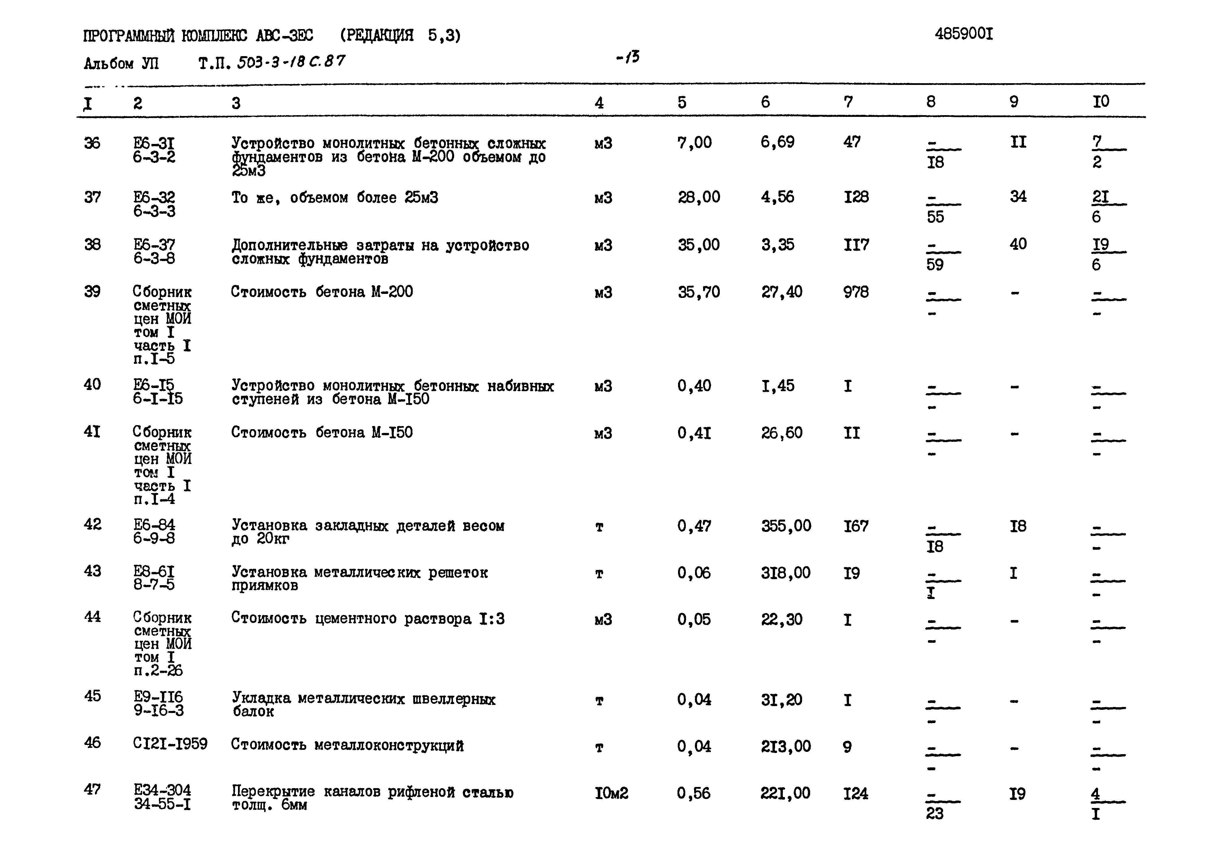 Типовой проект 503-3-18с.87