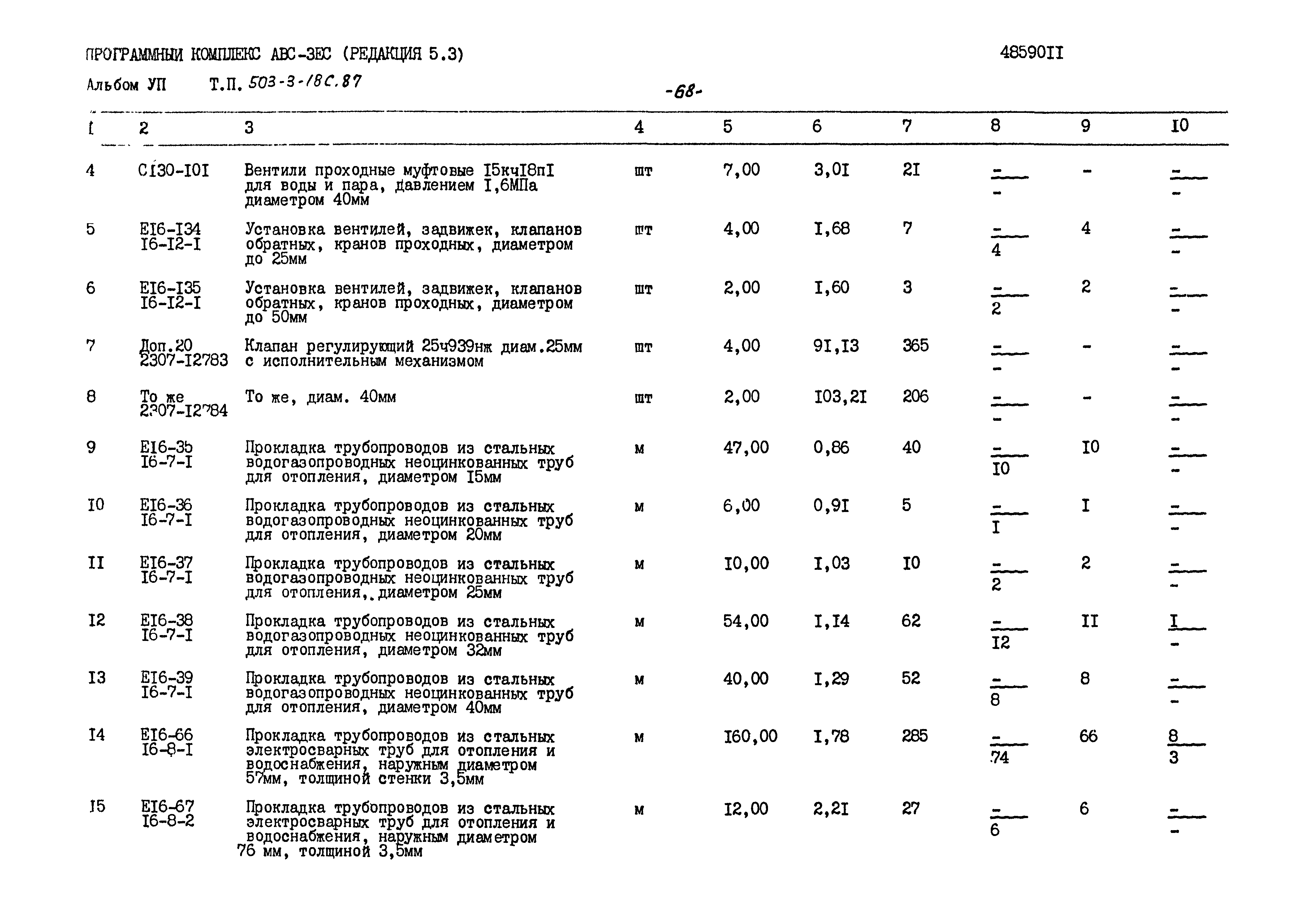 Типовой проект 503-3-18с.87