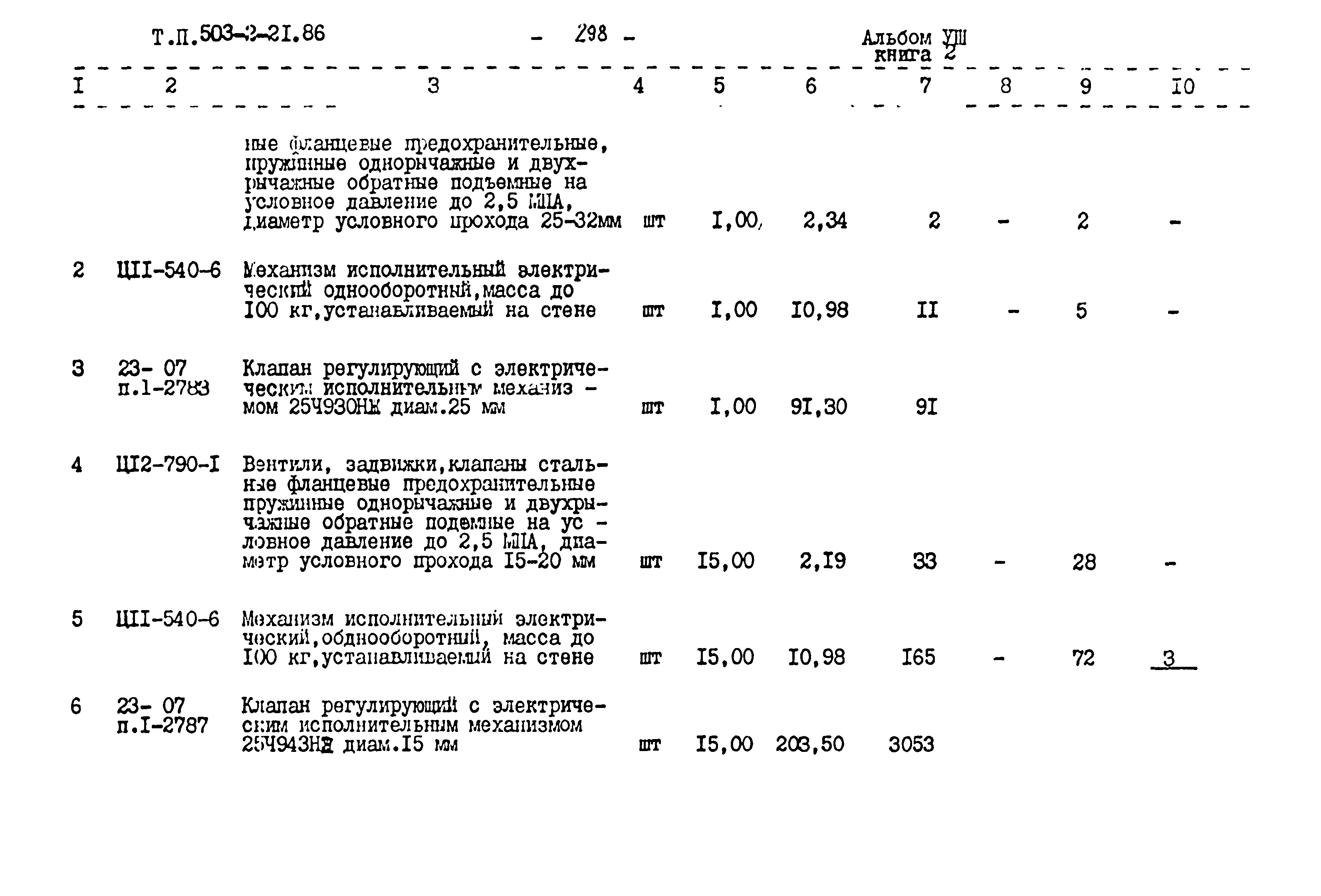 Типовой проект 503-2-21.86