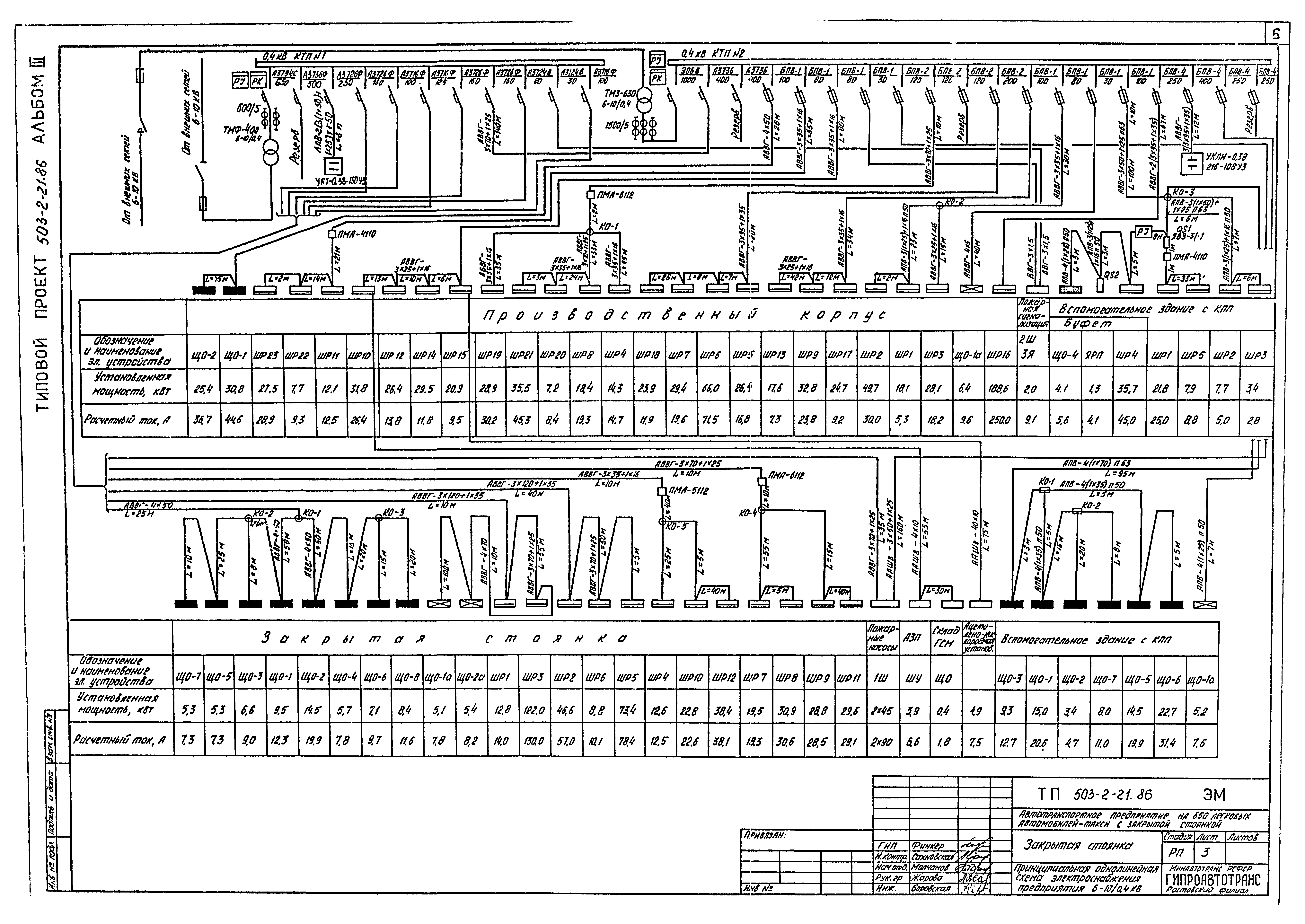 Типовой проект 503-2-21.86