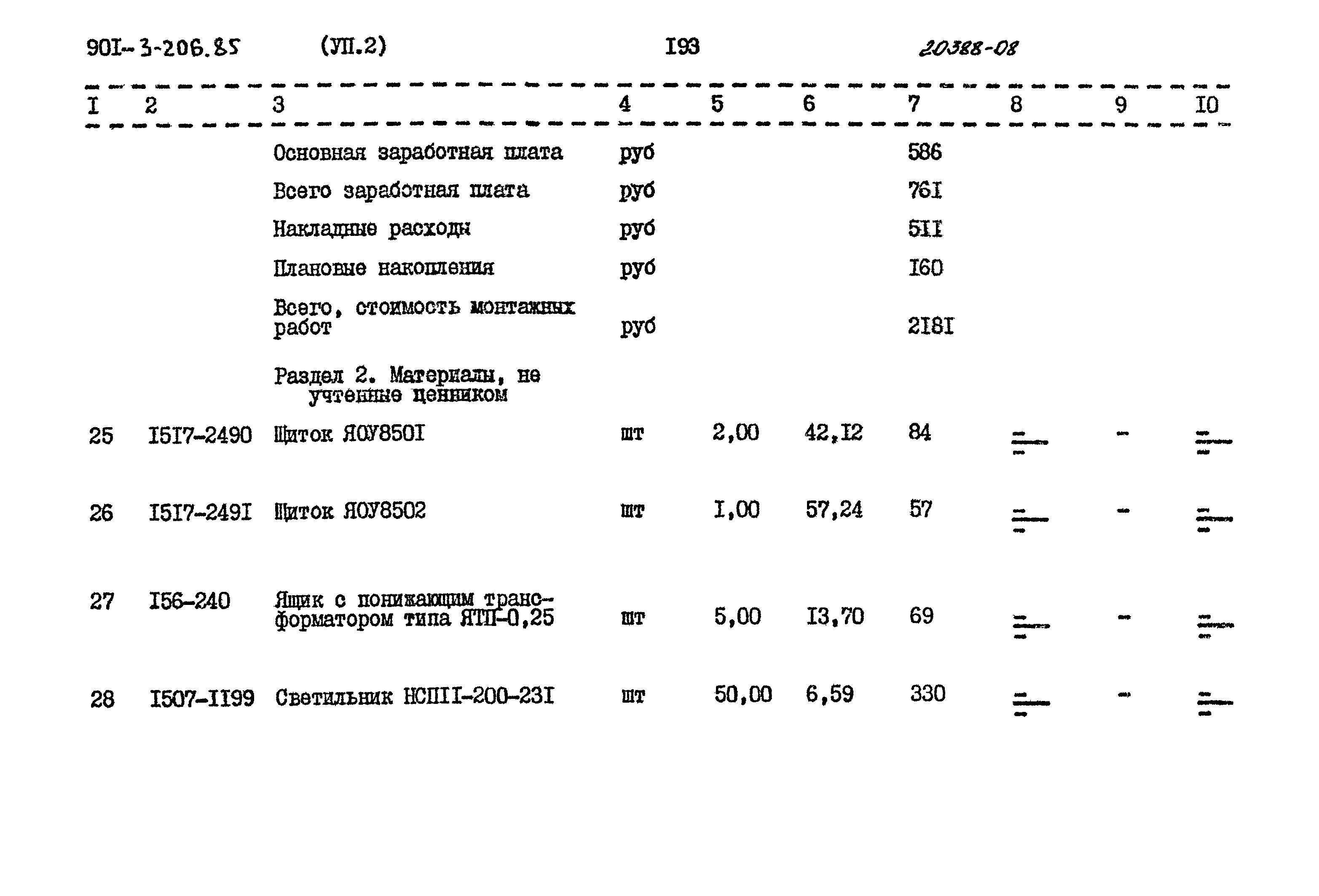 Типовой проект 901-3-206.85